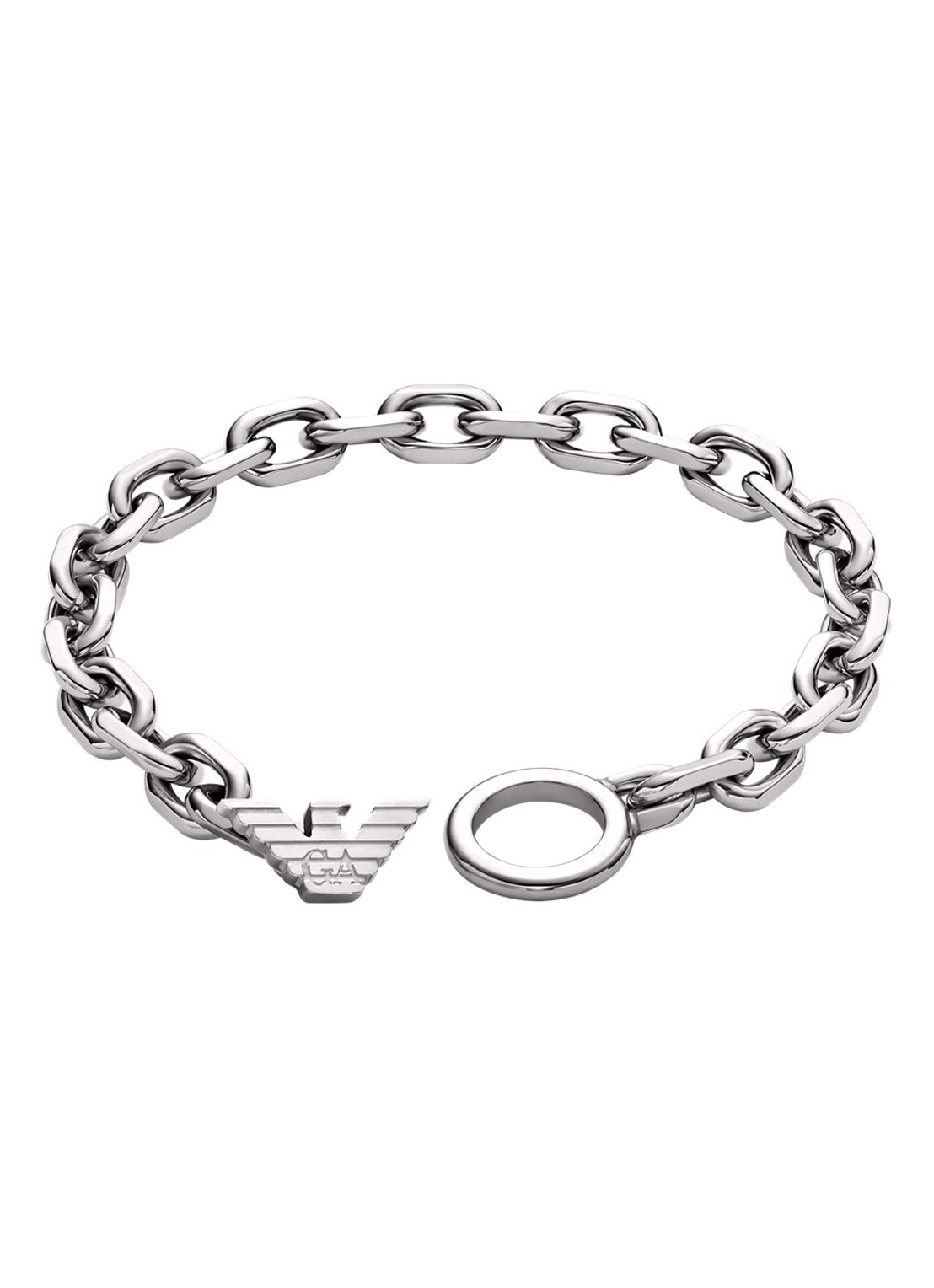 Armani Armband EGS3236040 - detail 3 zilver