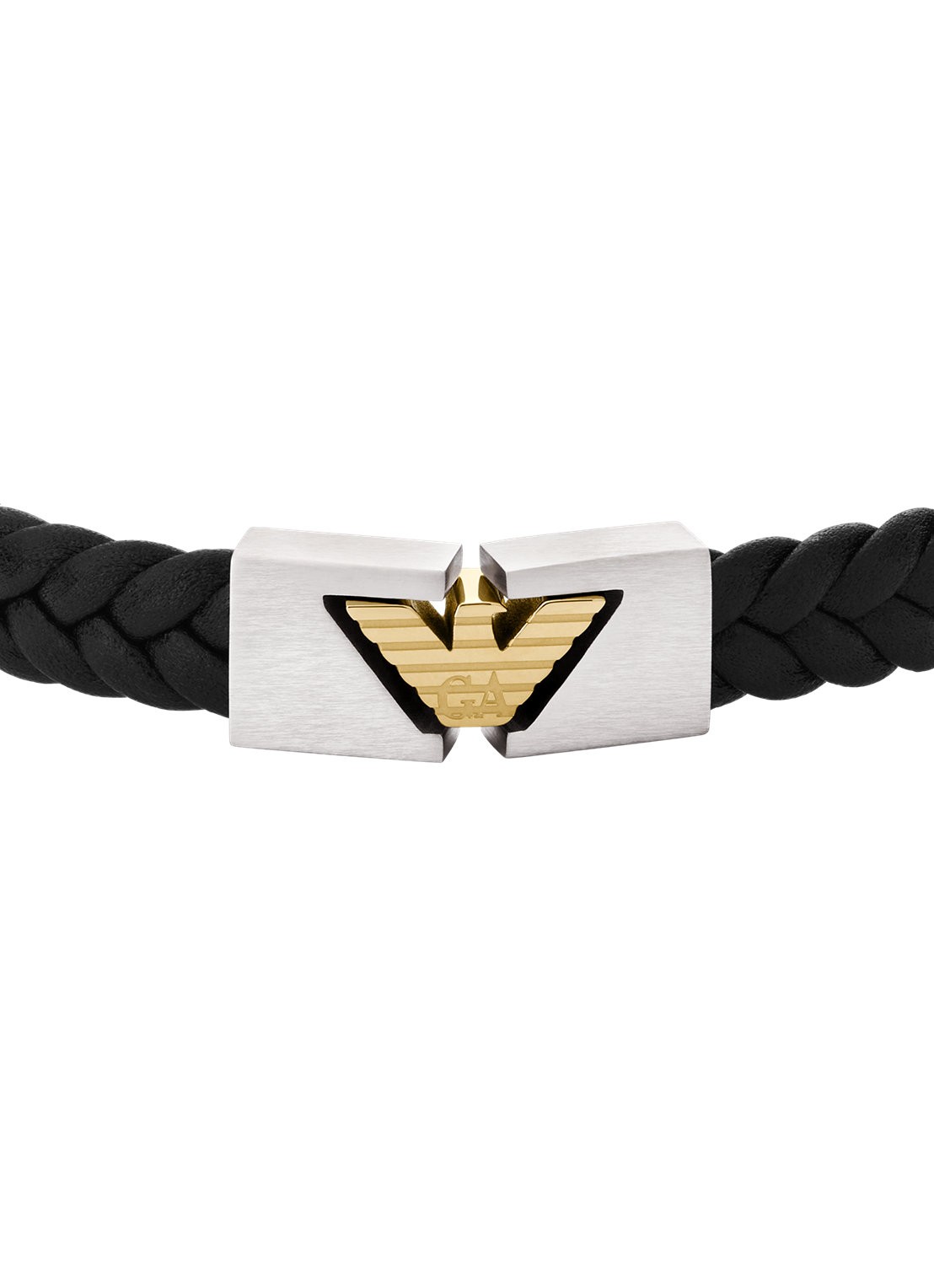 Armani Armband EGS3253040 - detail 2 zwart