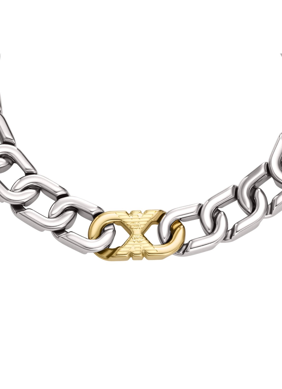 Armani Armband EGS3298040 - detail 2 zilver