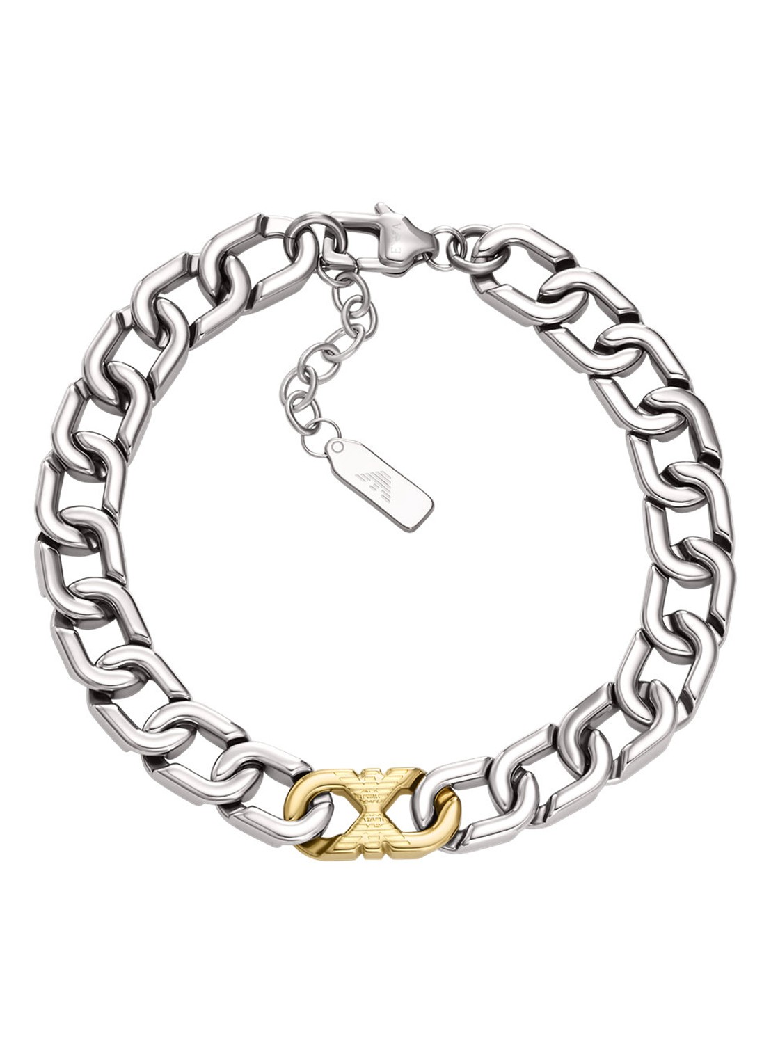 Armani Armband EGS3298040 - voorkant zilver