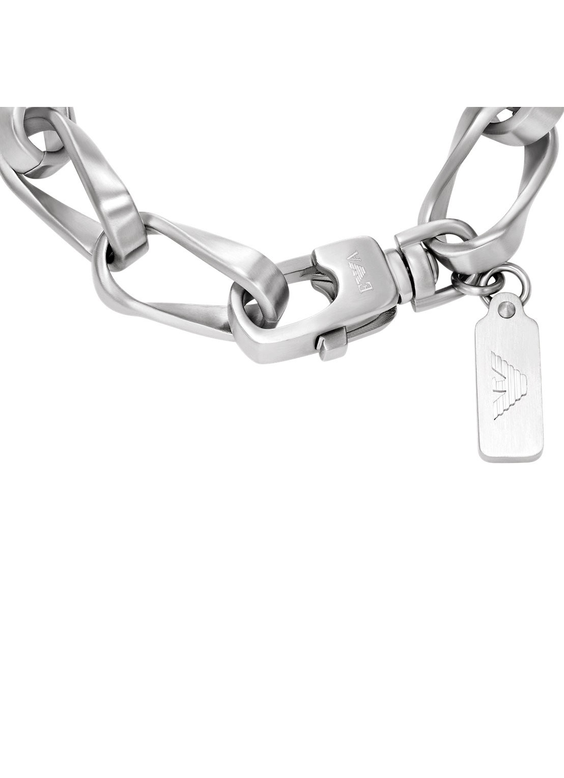 Armani Armband EGS3302040 - detail 2 zilver