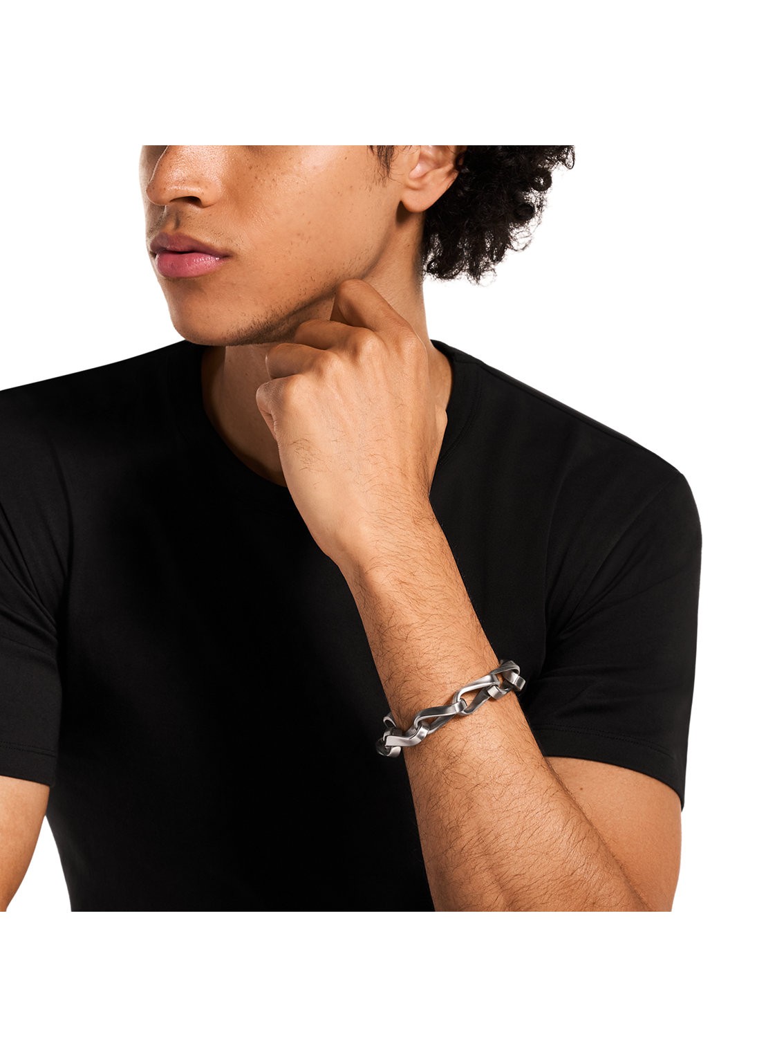 Armani Armband EGS3302040 - detail 3 zilver