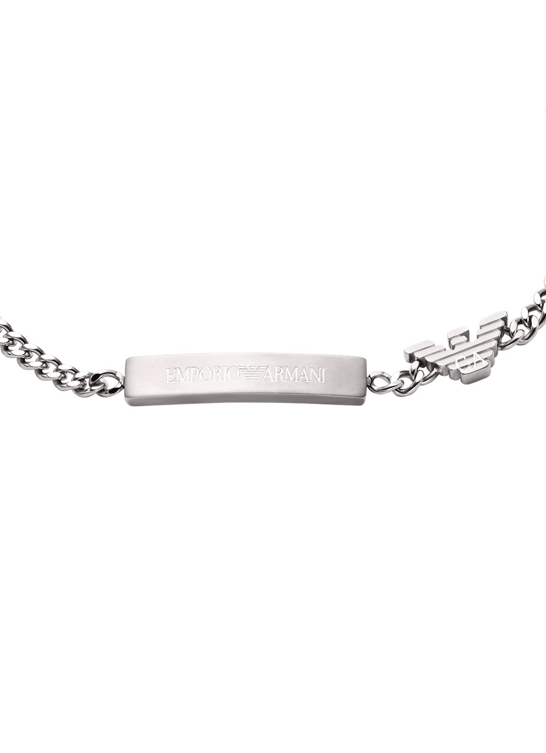 Armani Armband EGS3310040 - detail 2 zilver