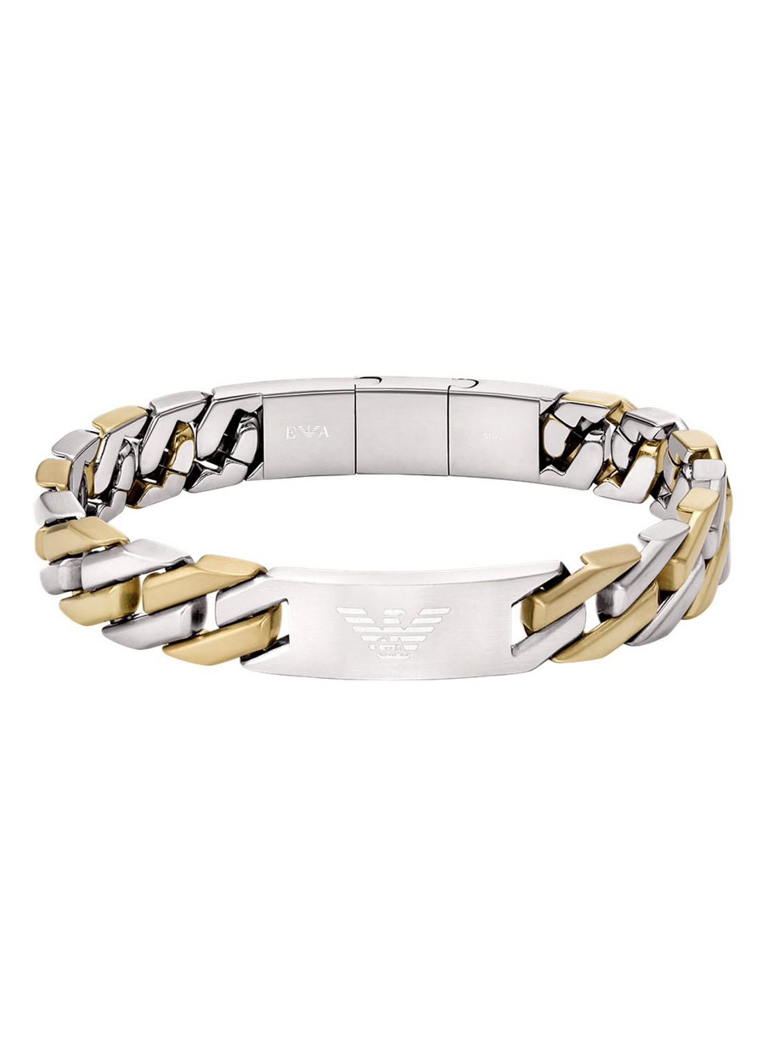 Armani Armband EGS3314040 - voorkant 3 goud / zilver