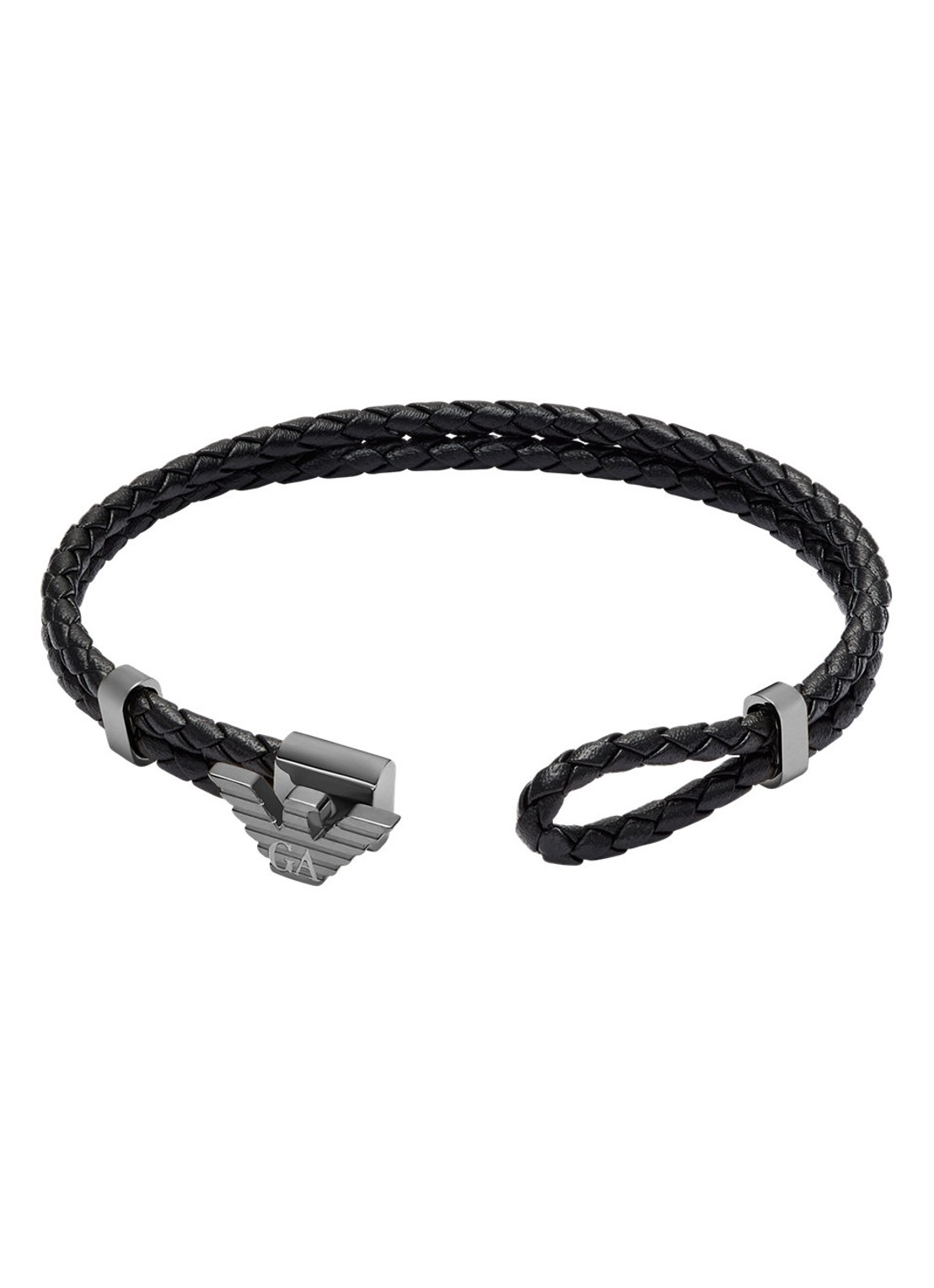Armani Armband EGS3322060 - detail 3 zilver