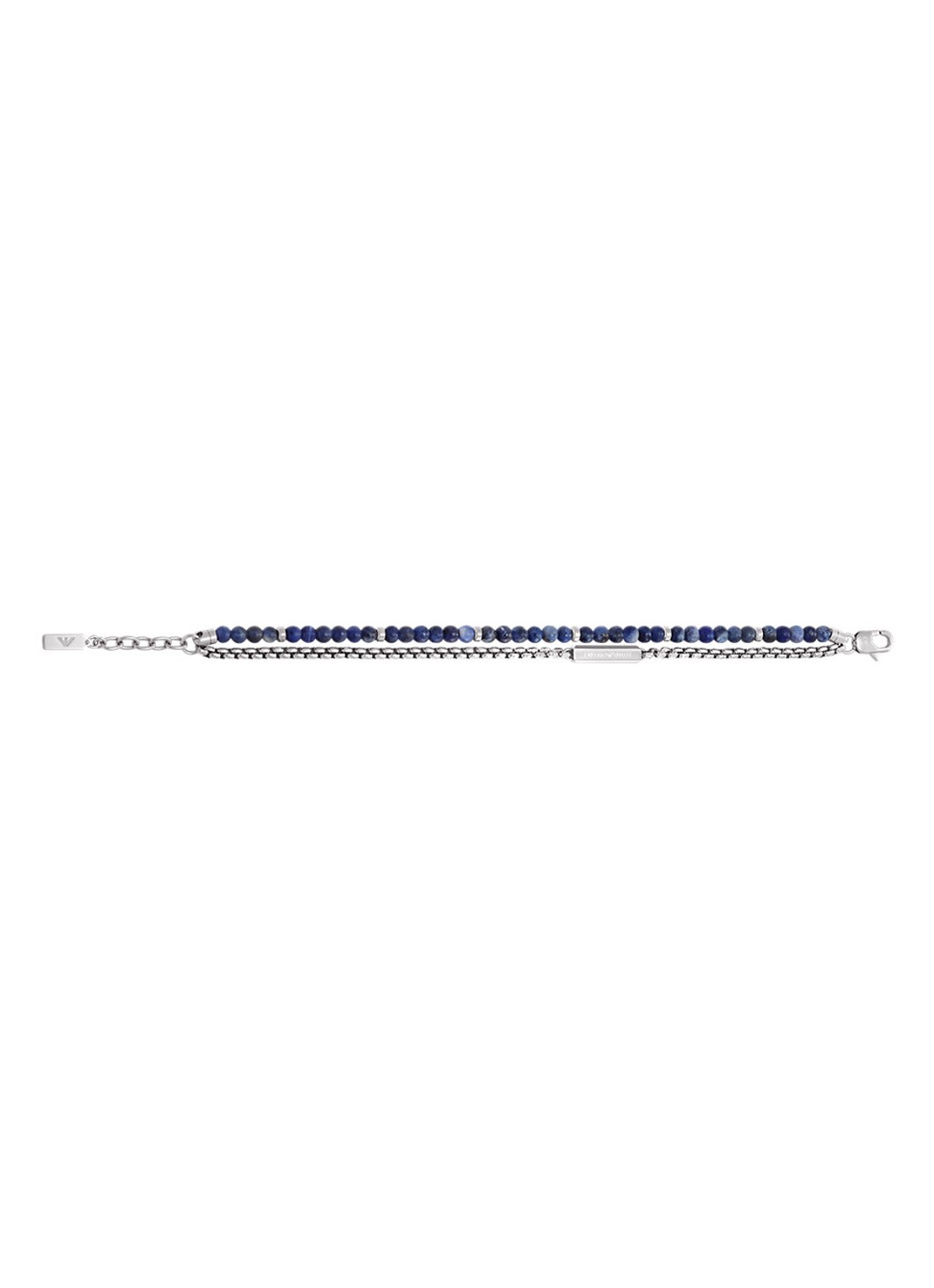 Armani Armband EGS3323040 - detail 3 zilver