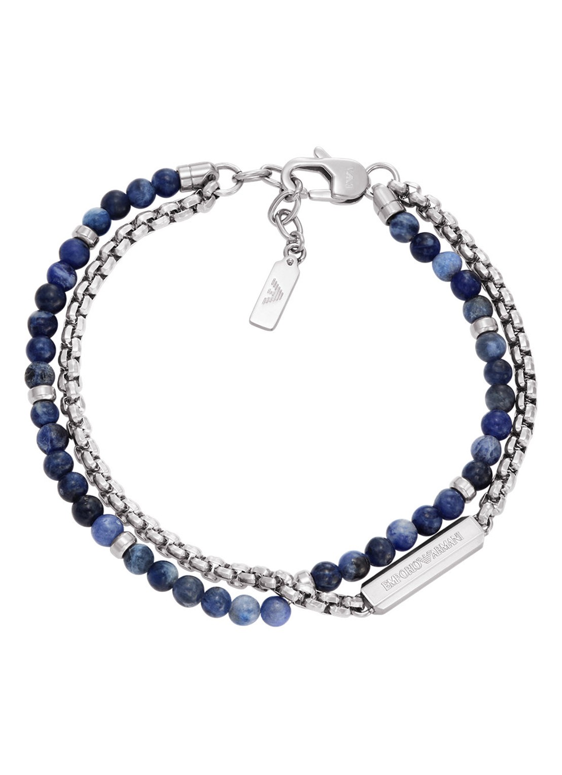 Armani Armband EGS3323040 - voorkant zilver