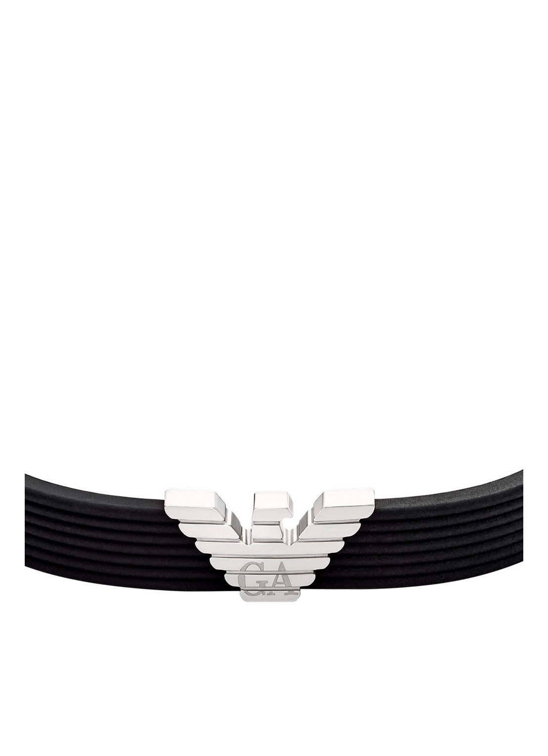 Armani Armband met logo EGS3168040 - detail zwart