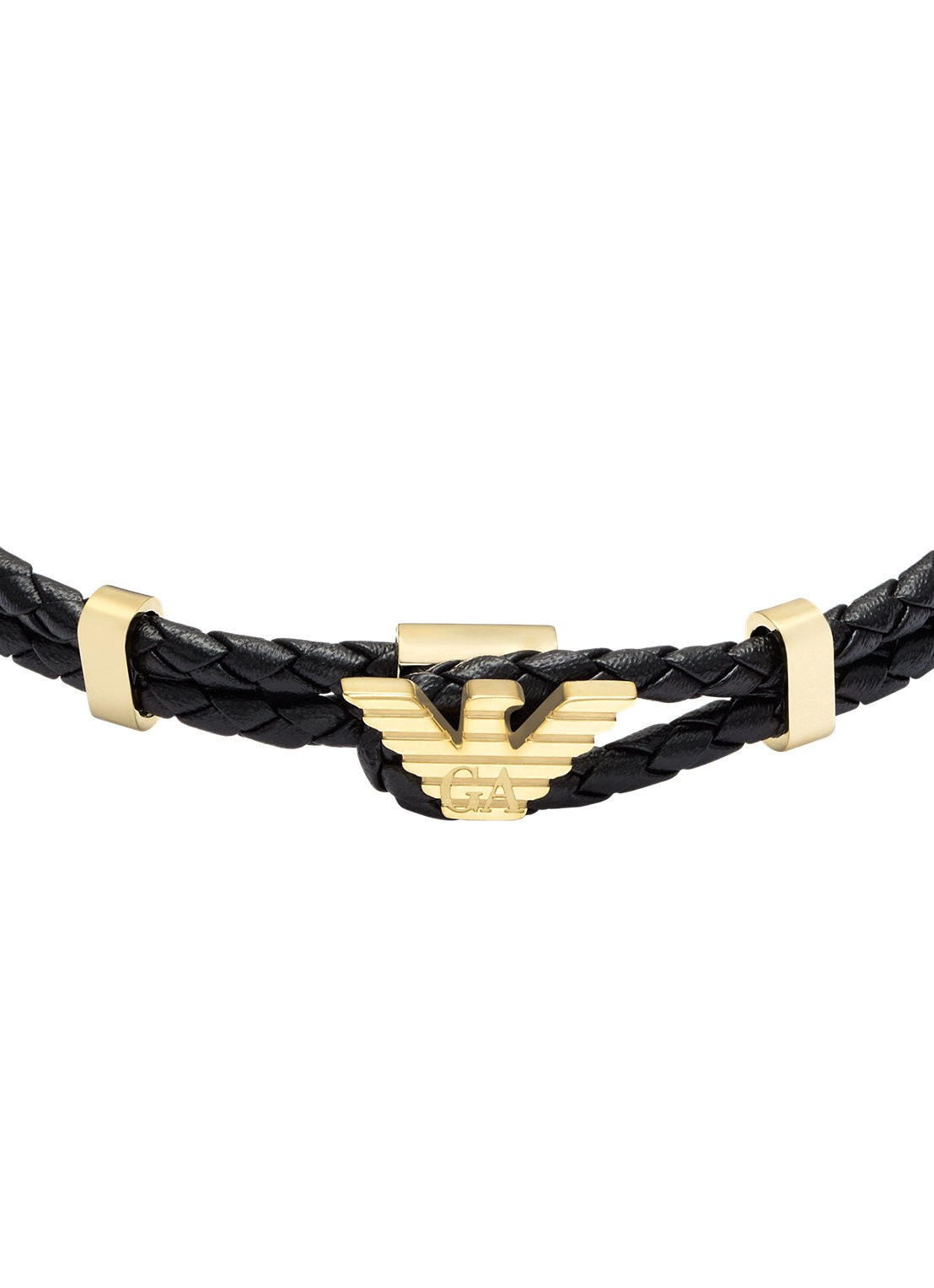 Armani Armband van leer EGS3321710 - detail 2 goud