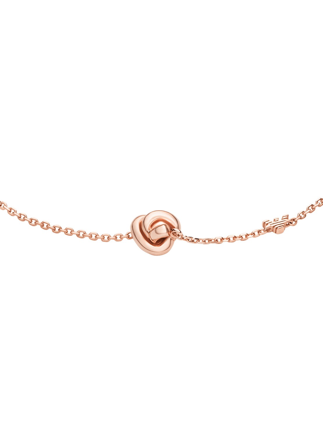 Armani Armband van zilver EG3641221 - detail roségoud