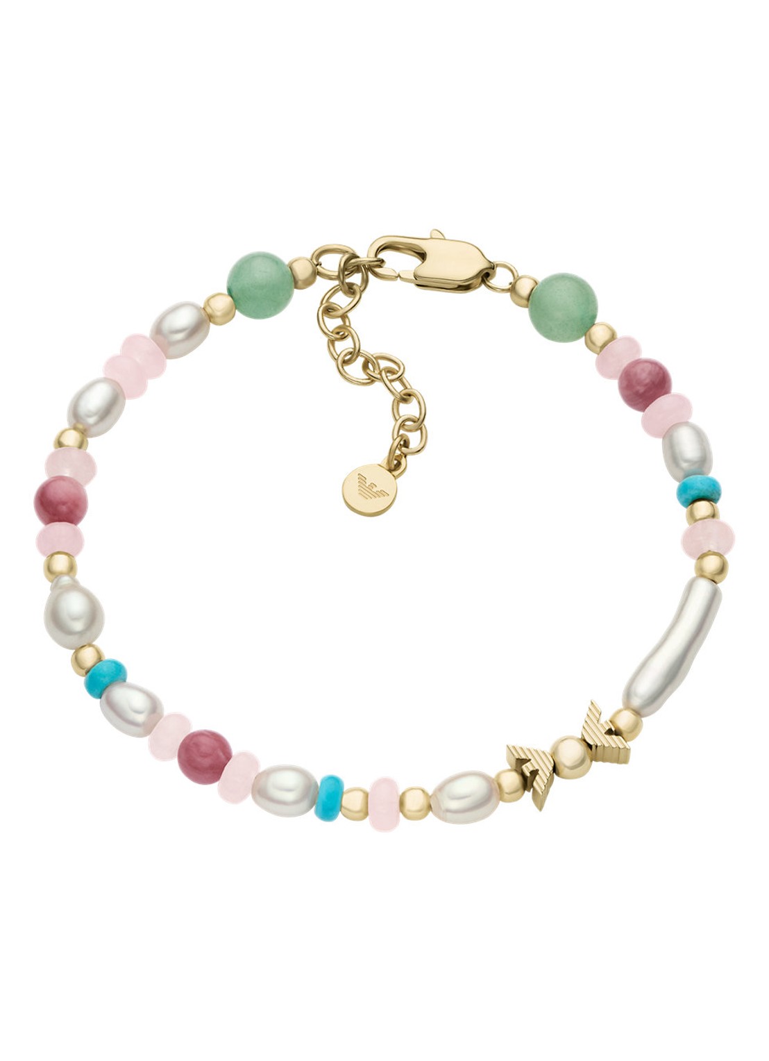 Armani Armband verguld EGS3349710 - voorkant goud