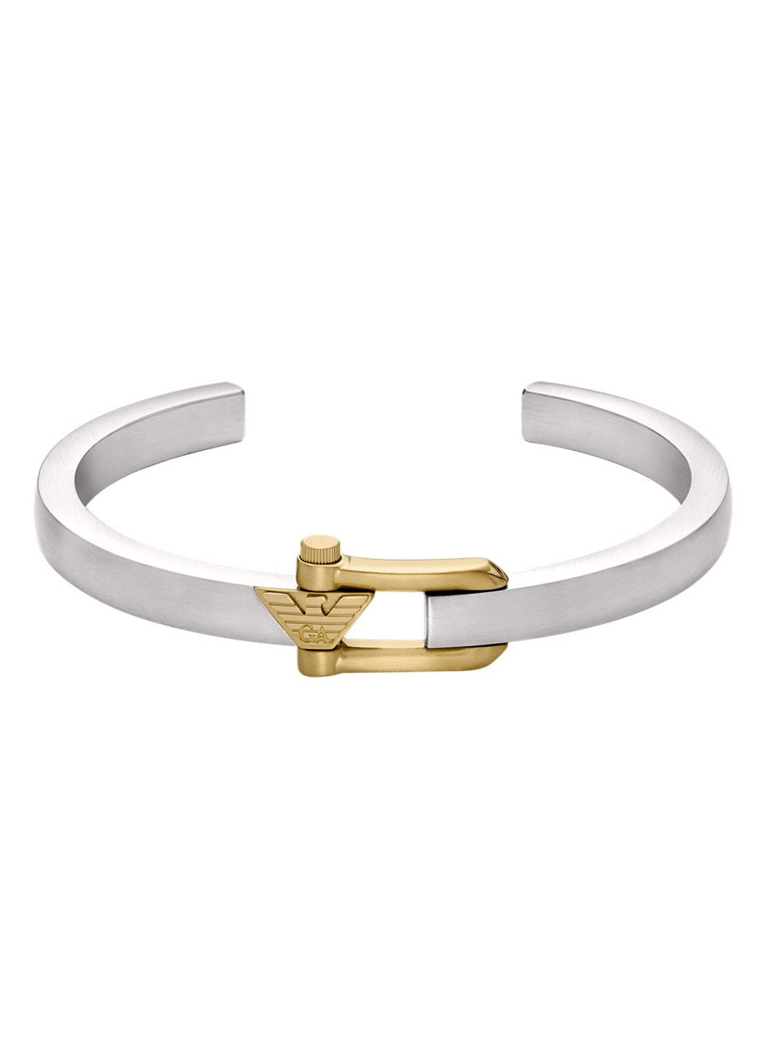Armani Bangle EGS3244040 - voorkant zilver