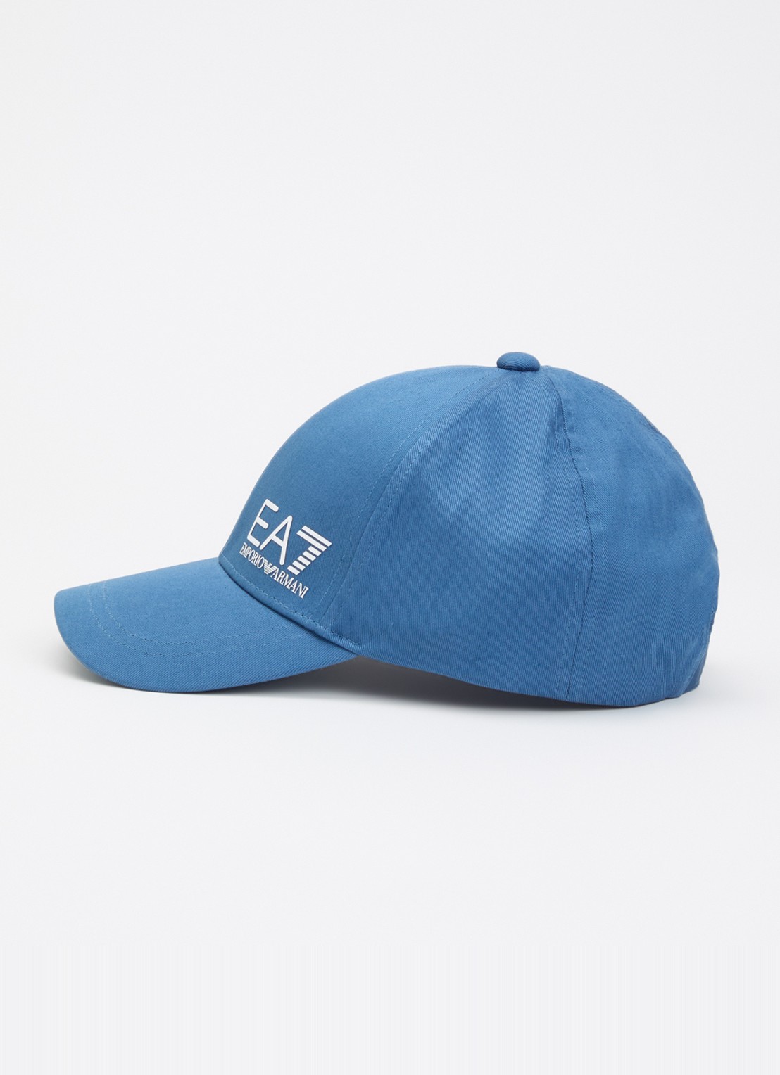 Armani Baseball pet met logo - detail blauw