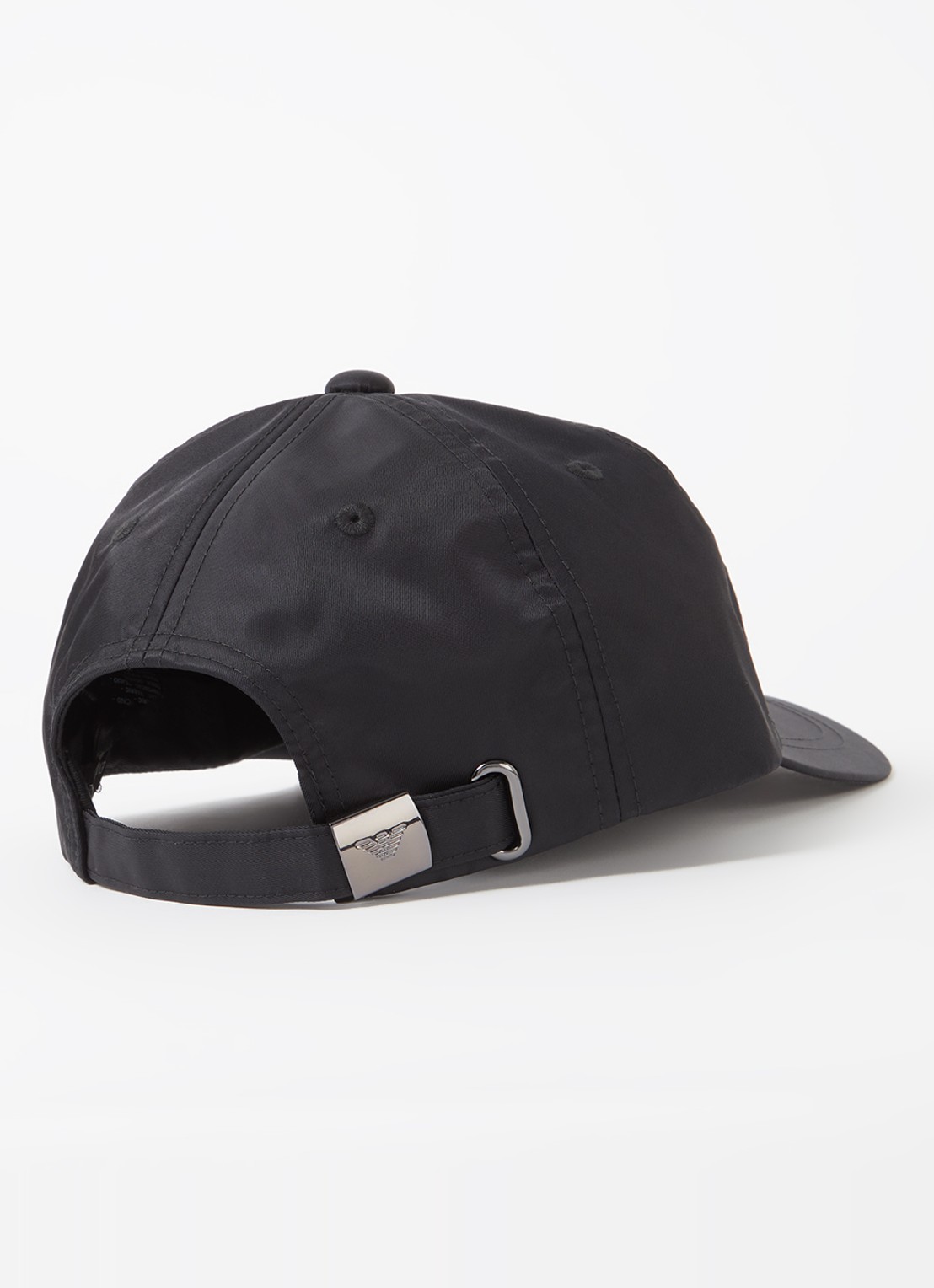Armani Baseball pet met logo - achterkant 2 zwart