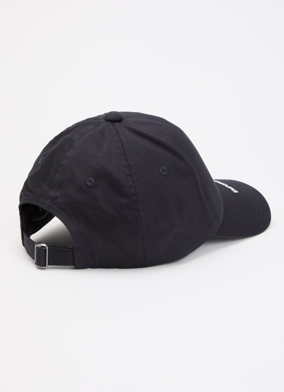 Armani Baseball pet met logoborduring - detail 2 donkerblauw