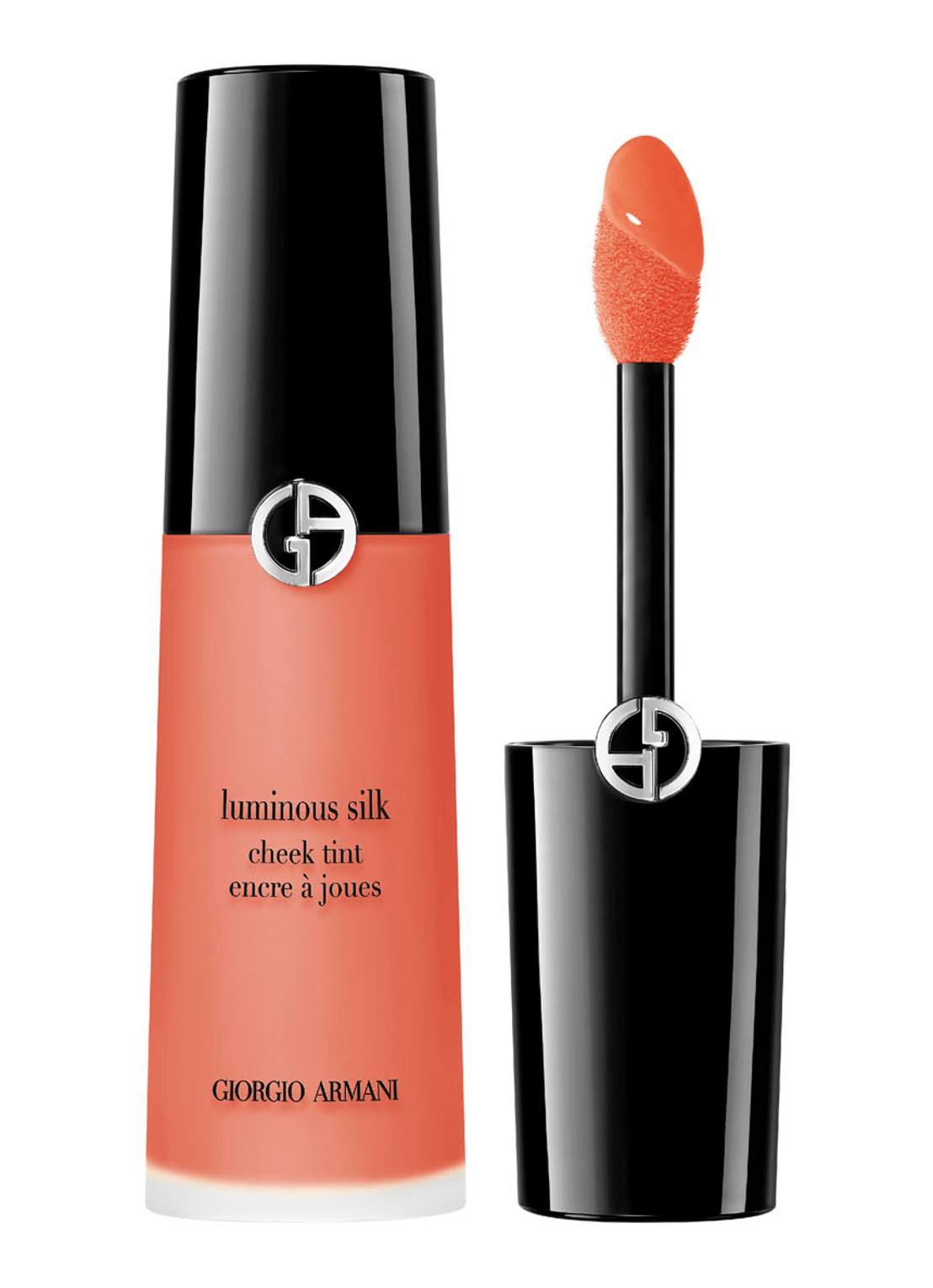 Armani Beauty Cheek Tint - vloeibare blush - voorkant 31 vivid coral