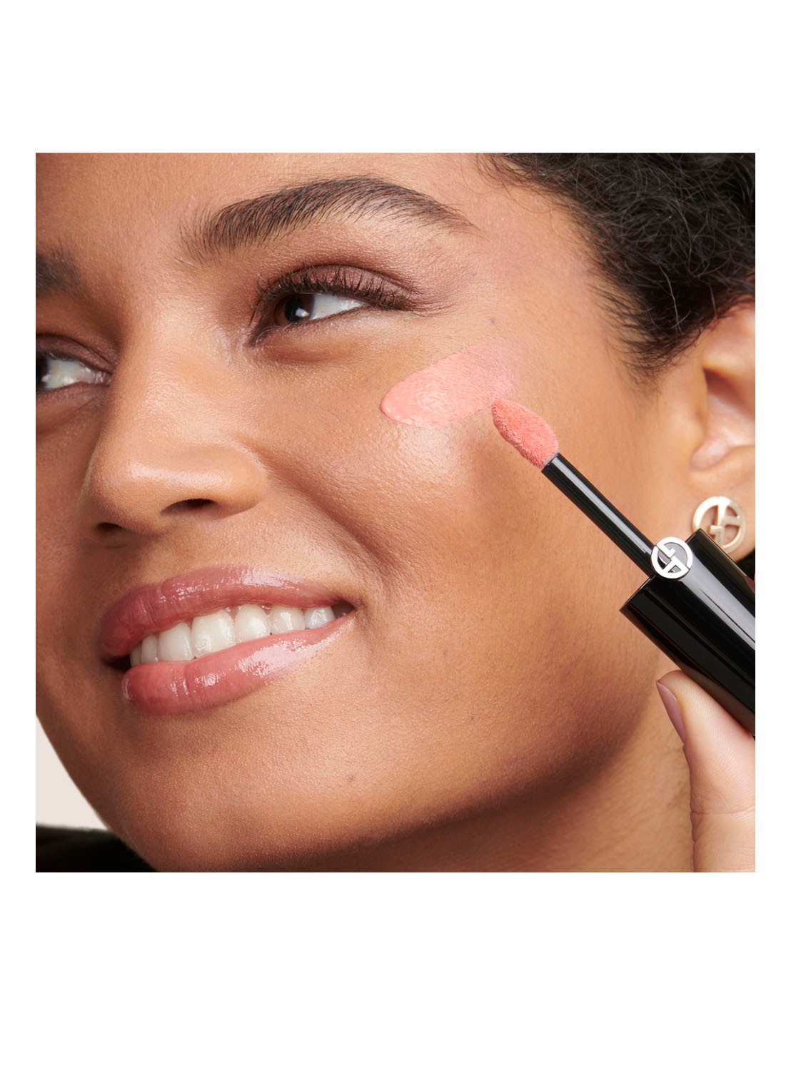 Armani Beauty Cheek Tint - vloeibare blush - detail 4 50.5 rosy peach