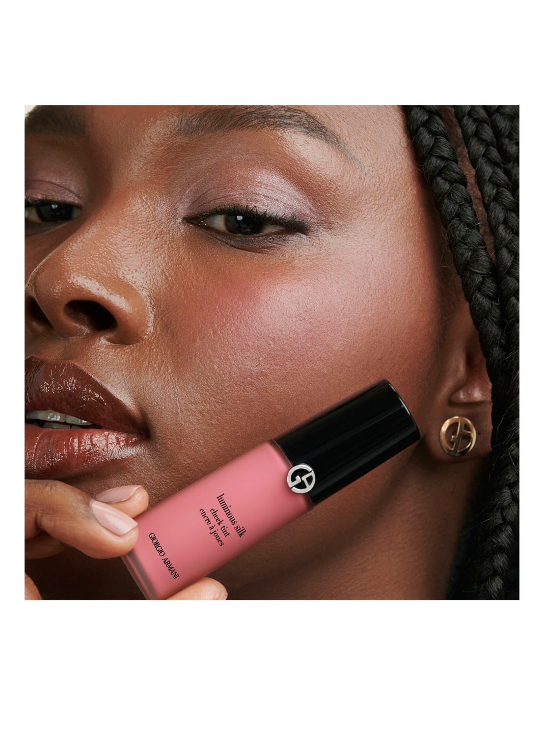 Armani Beauty Cheek Tint - vloeibare blush - detail 4 53 bold pink