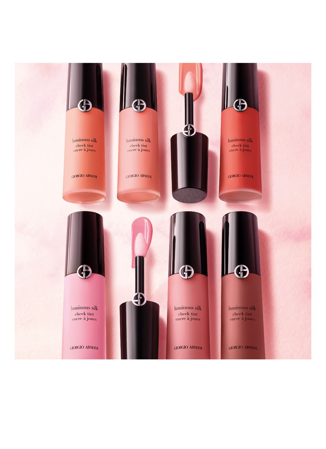 Armani Beauty Cheek Tint - vloeibare blush - voorkant 2 53 bold pink