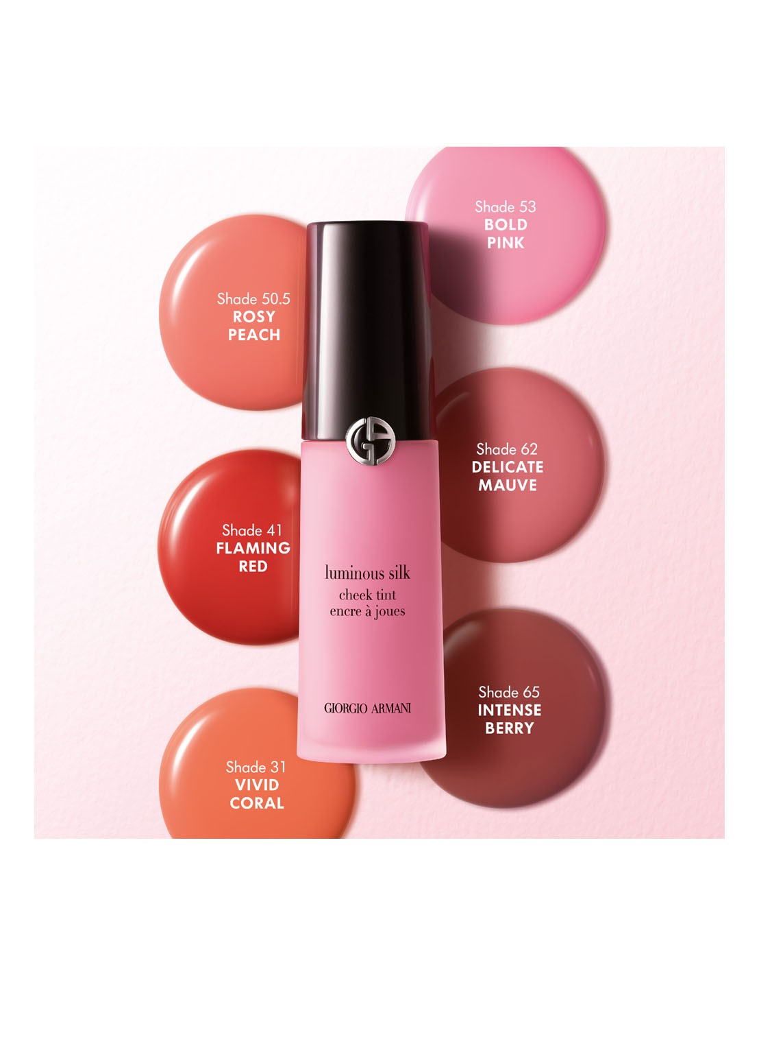 Armani Beauty Cheek Tint - vloeibare blush - detail 5 65 intense berry