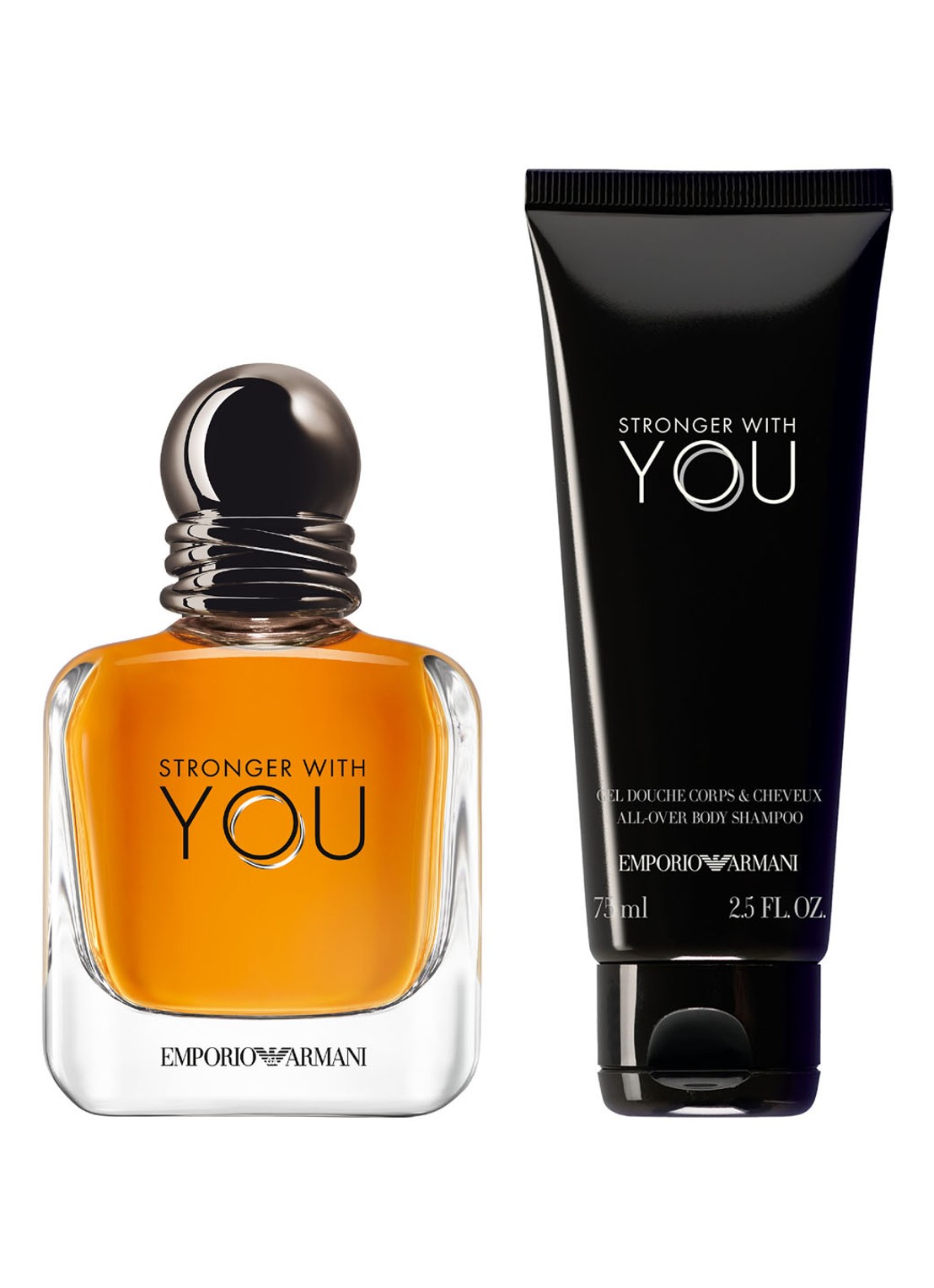 Armani Beauty Giorgio Armani Stronger With You Eau de Toilette Geschenkset - verzorgingsset - voorkant undefined