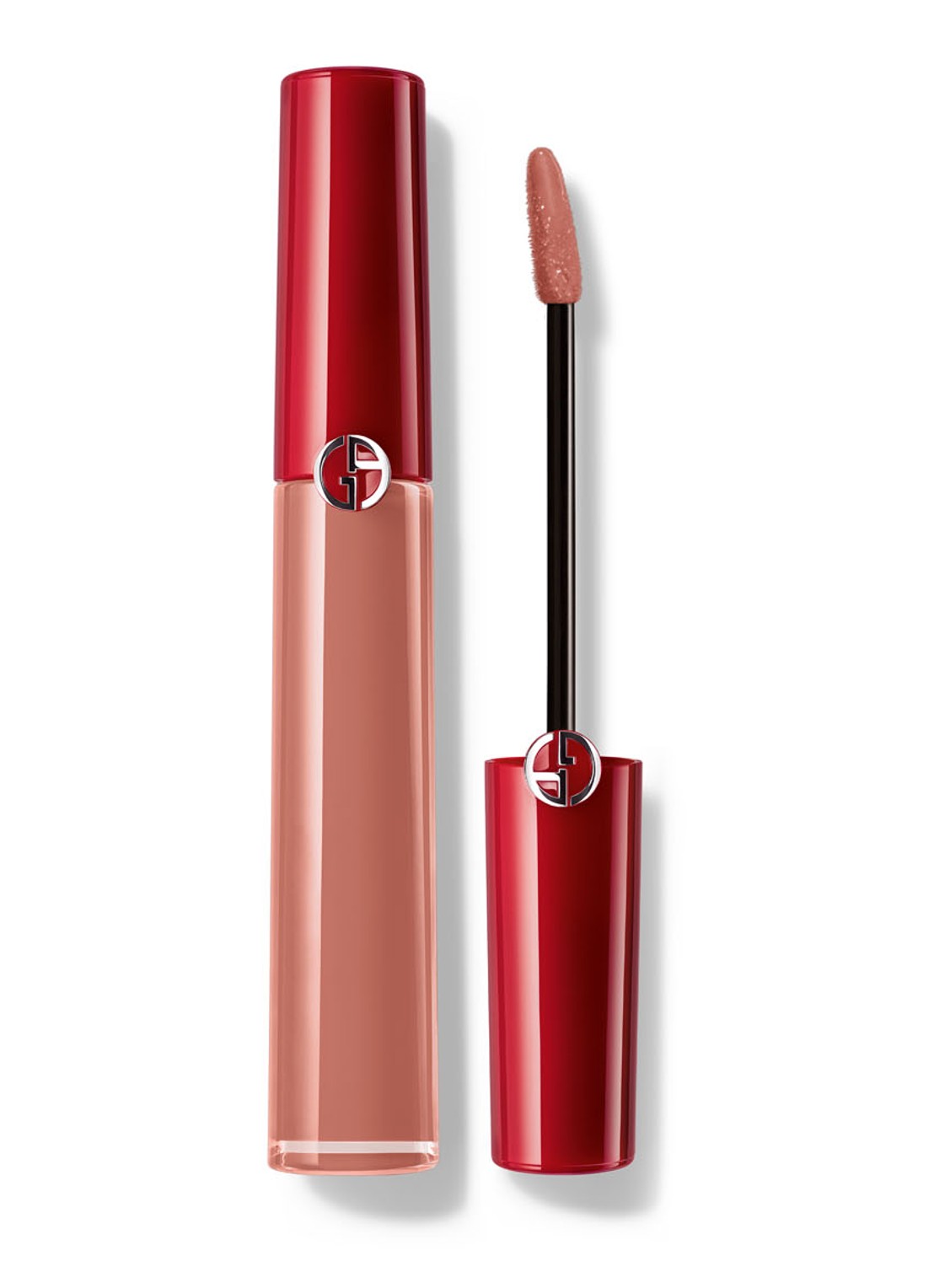 Armani Beauty Lip Maestro Matte Nature - liquid lipstick - voorkant 2 102 sandstone