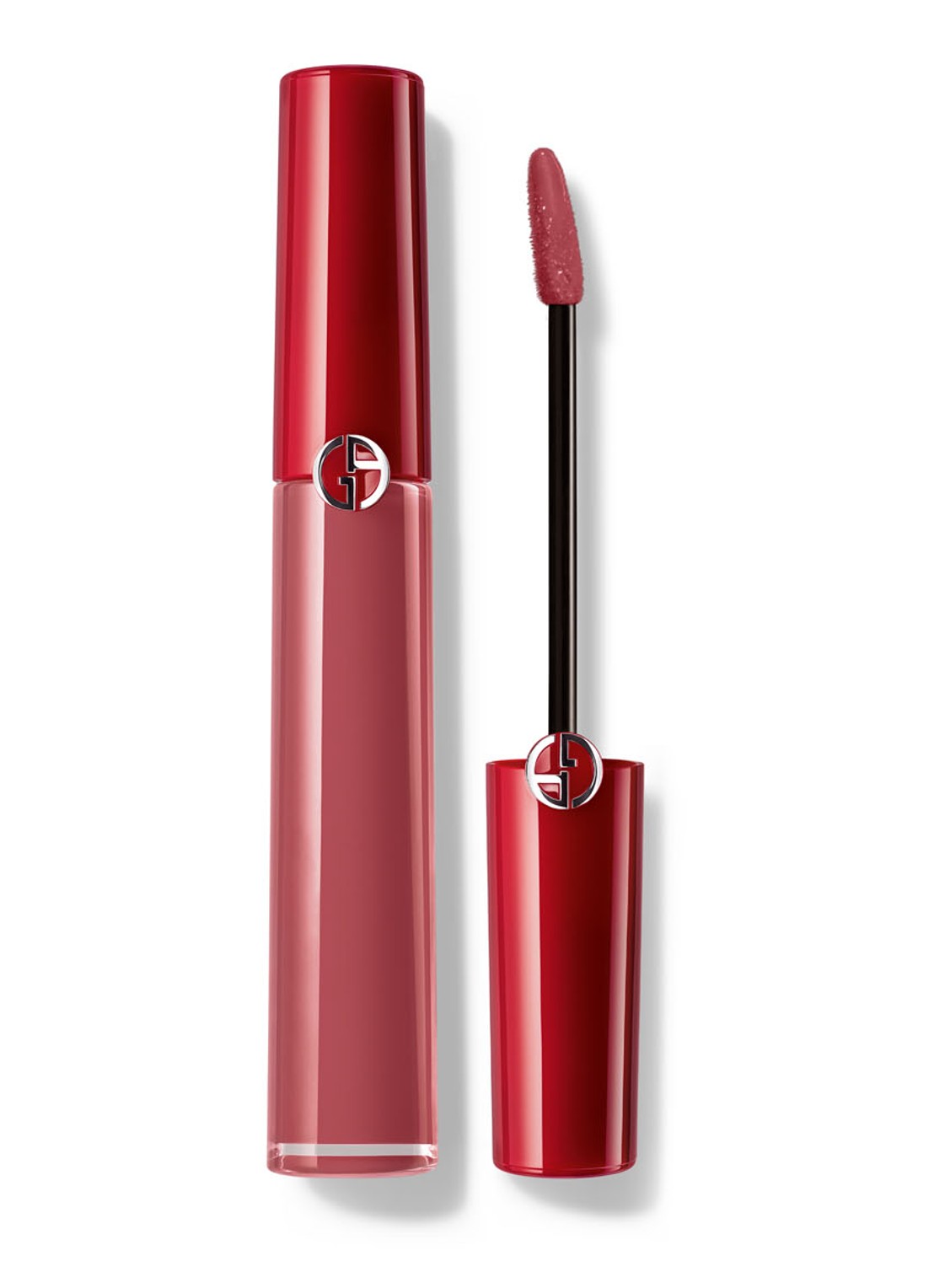 Armani Beauty Lip Maestro Matte Nature - liquid lipstick - voorkant 2 524 rose nomad
