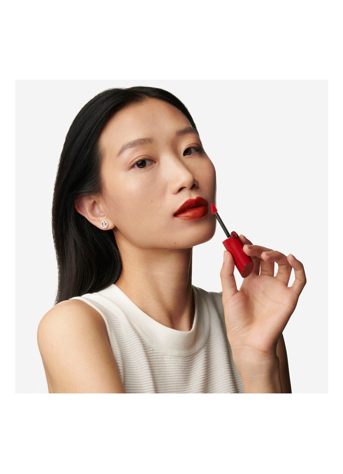 Armani Beauty Lip Maestro Satin Liquid Lipstick - vloeibare lipstick - detail 3 satin 12