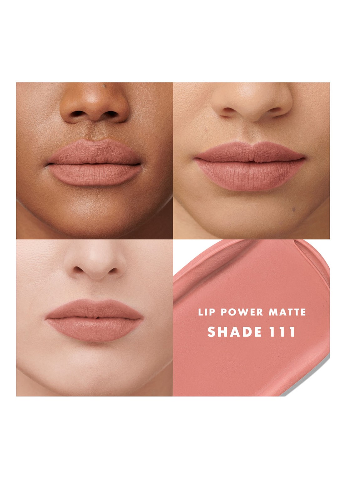 Armani Beauty Lip Power Matte - lipstick - voorkant 2 true