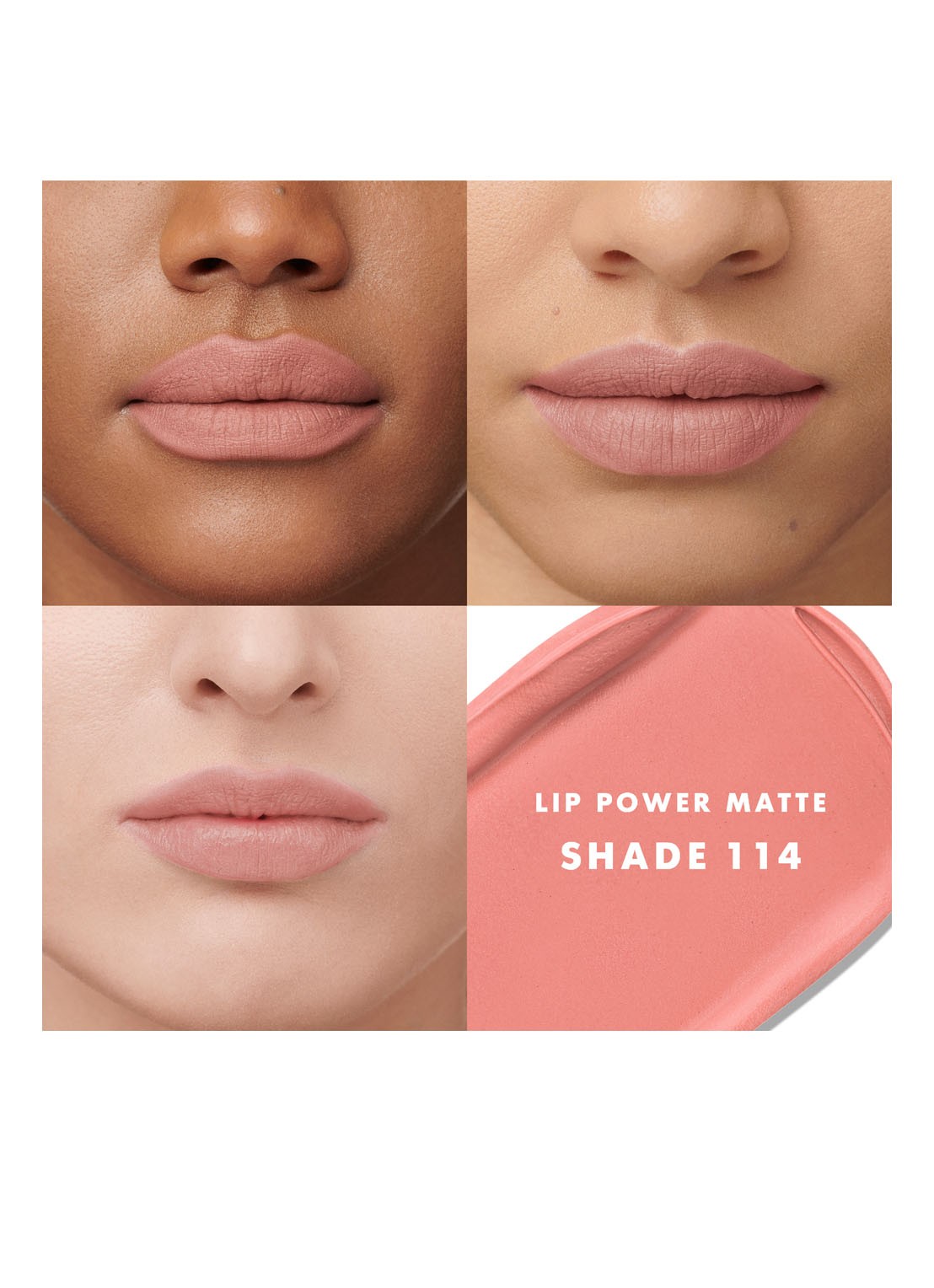 Armani Beauty Lip Power Matte - lipstick - voorkant 2 romantic