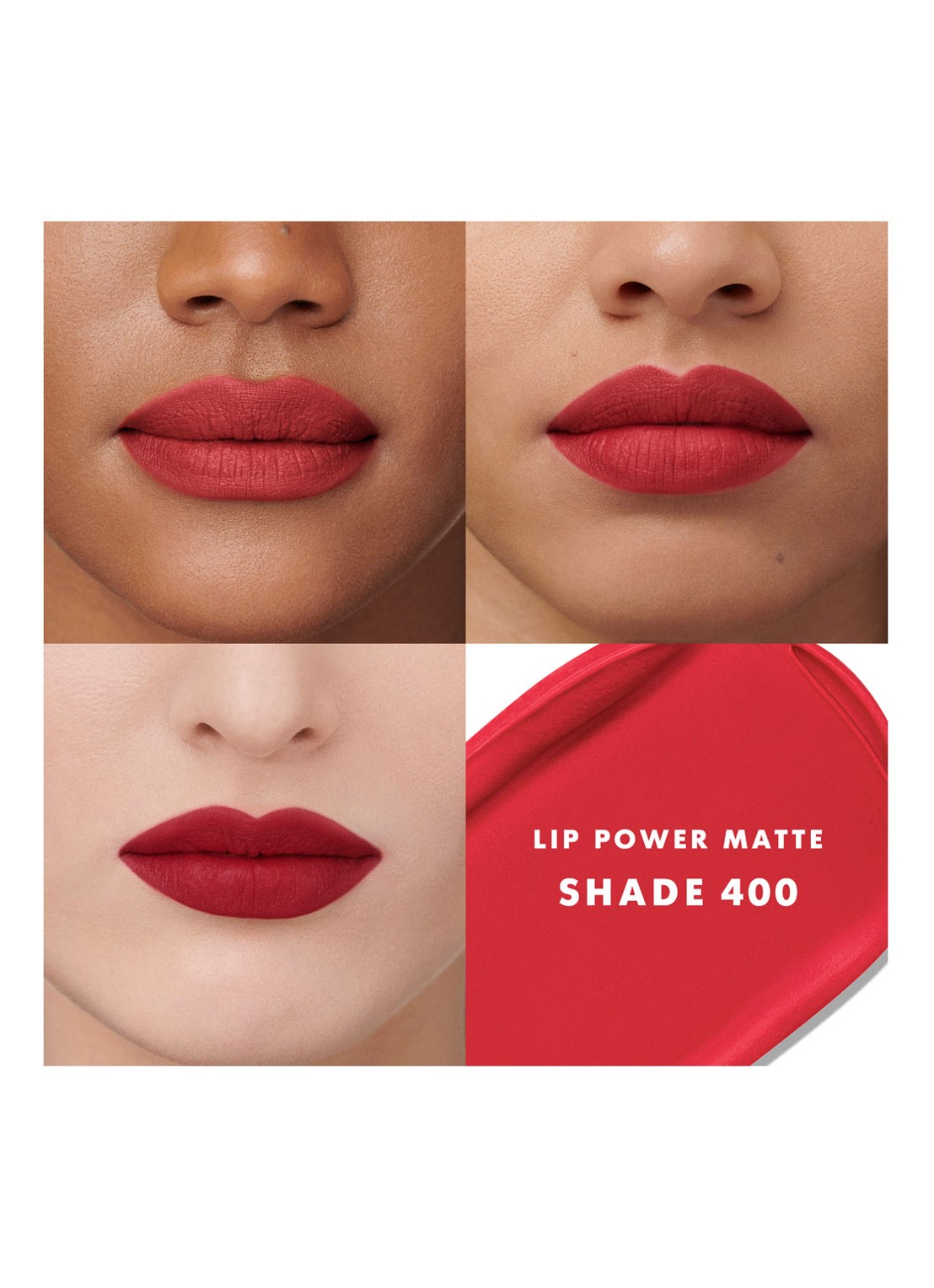Armani Beauty Lip Power Matte - lipstick - voorkant 2 four hundred