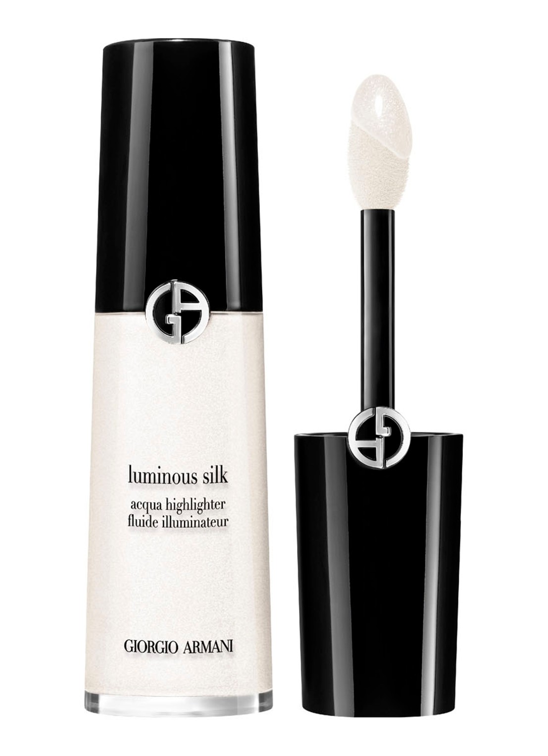 Armani Beauty  Luminous Silk Acqua Vloeibare Highlighter - voorkant halo 01