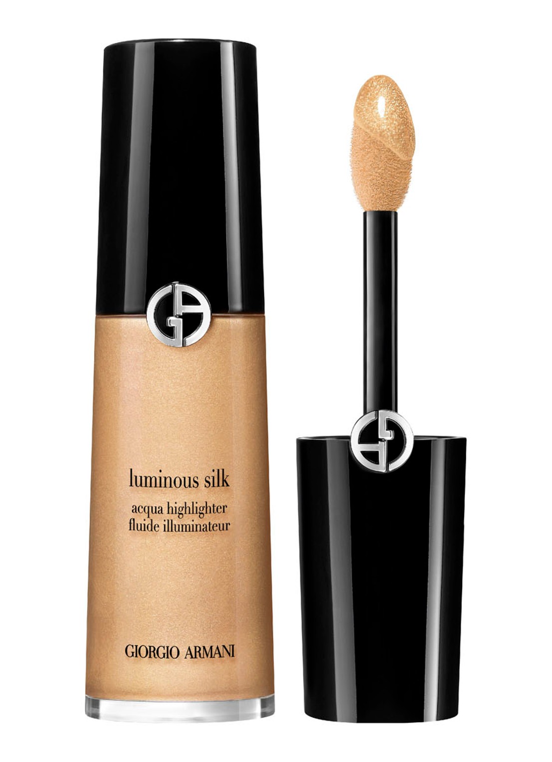 Armani Beauty  Luminous Silk Acqua Vloeibare Highlighter - voorkant 6 stellar 02