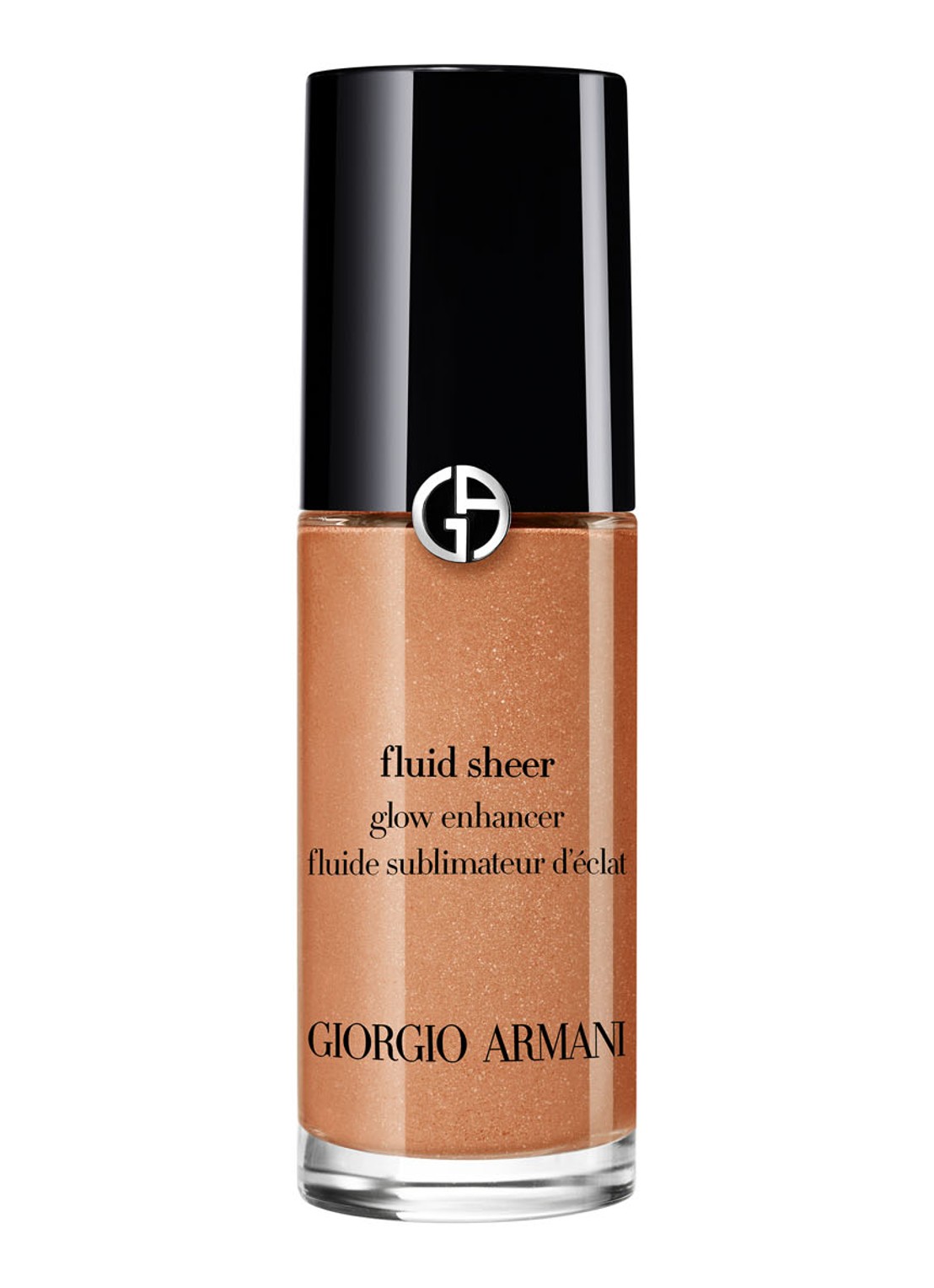 Armani Beauty Mini Fluid Sheer Glow Enhancer - travel size vloeibare highlighter - voorkant 10