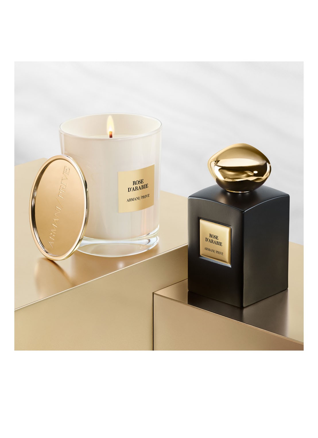 Armani Beauty Rose d'Arabie - geurkaars 175 gram - detail 3 undefined