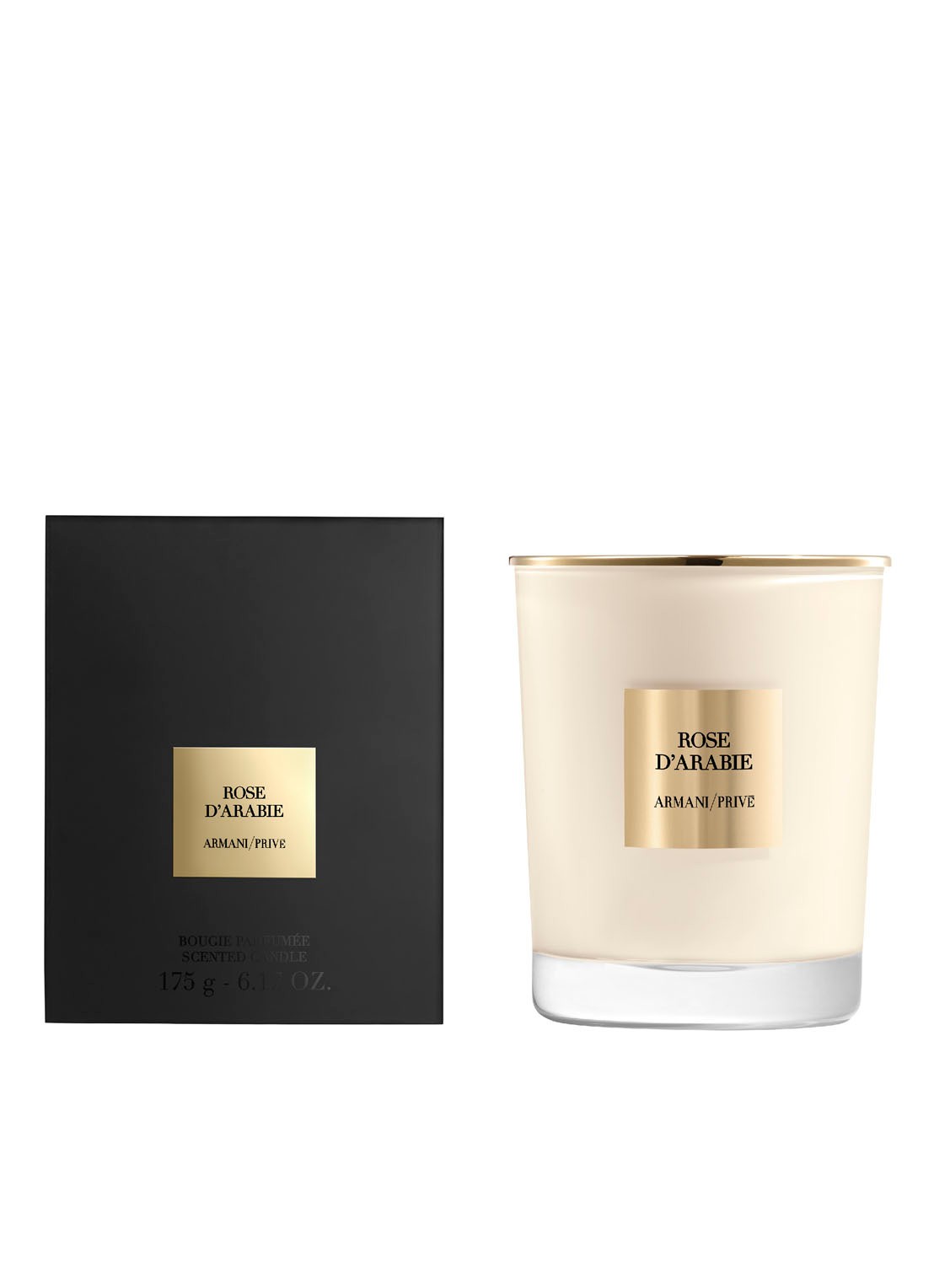 Armani Beauty Rose d'Arabie - geurkaars 175 gram - voorkant undefined