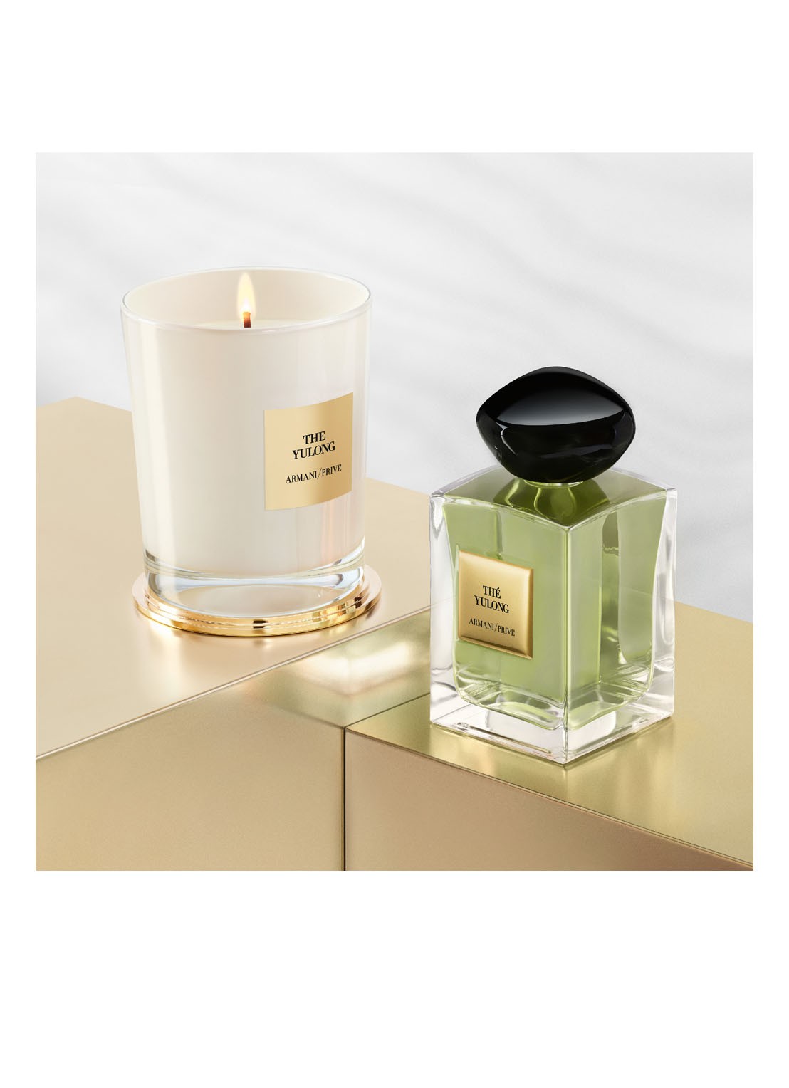 Armani Beauty Thé Yulong - geurkaars 175 gram - detail undefined