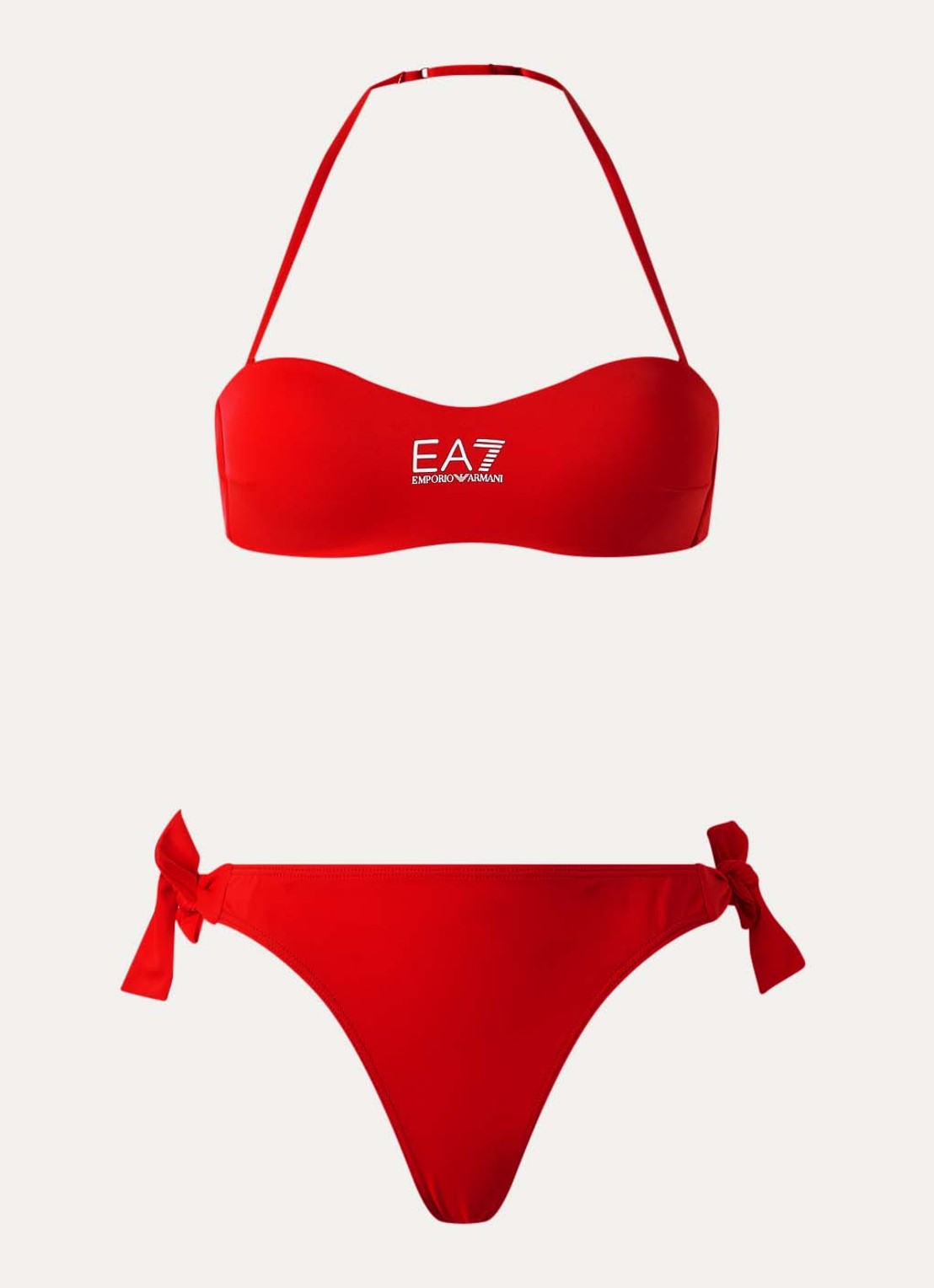 Armani Bikiniset met logo - voorkant 5 rood
