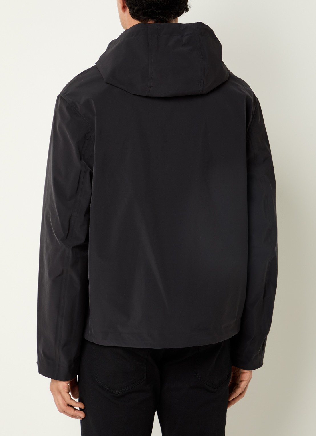 Armani Blouson softshell jack met steekzakken - achterkant 3 zwart
