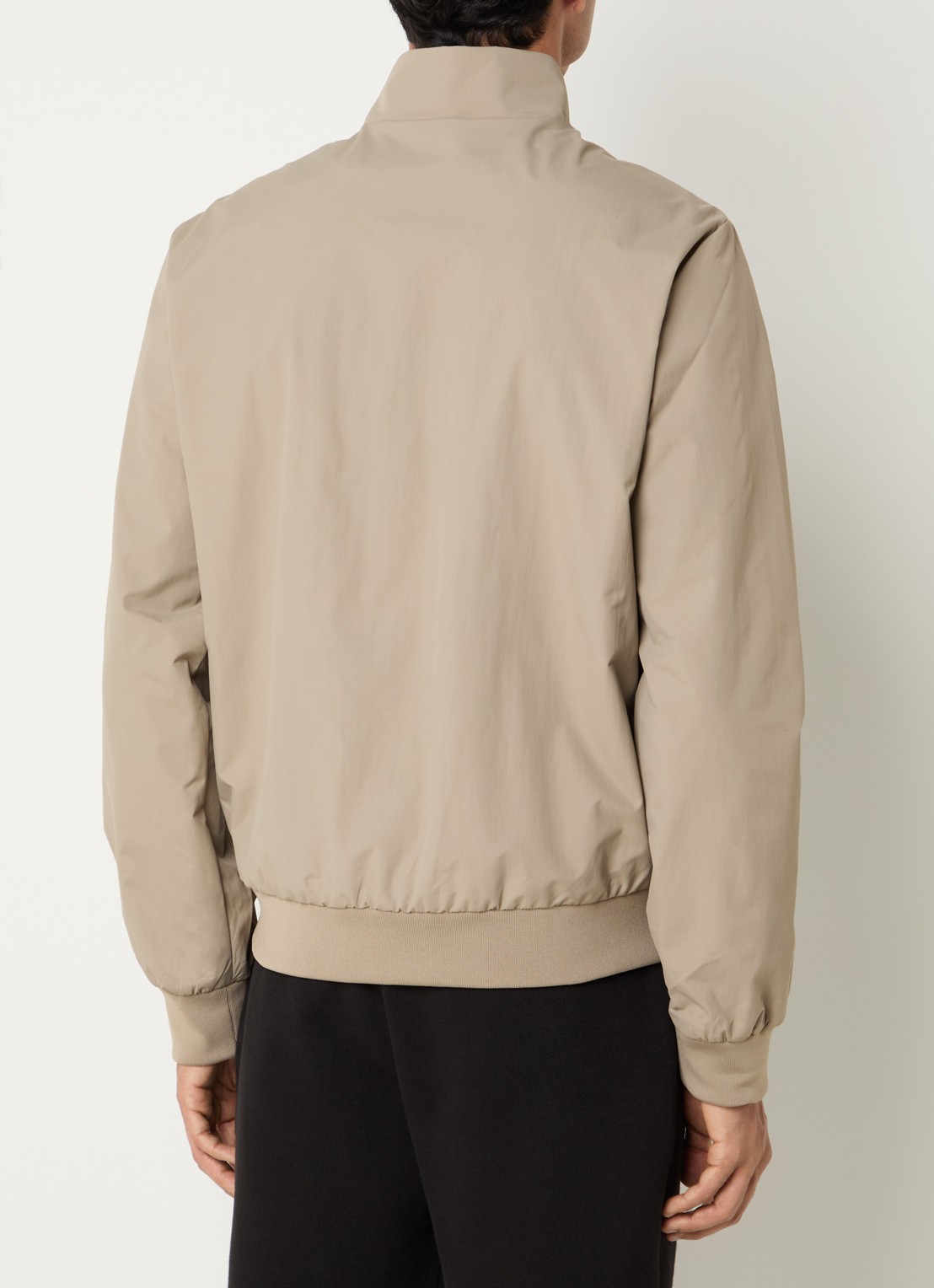 Armani Bomberjack met ritszakken en logo - achterkant 3 camel