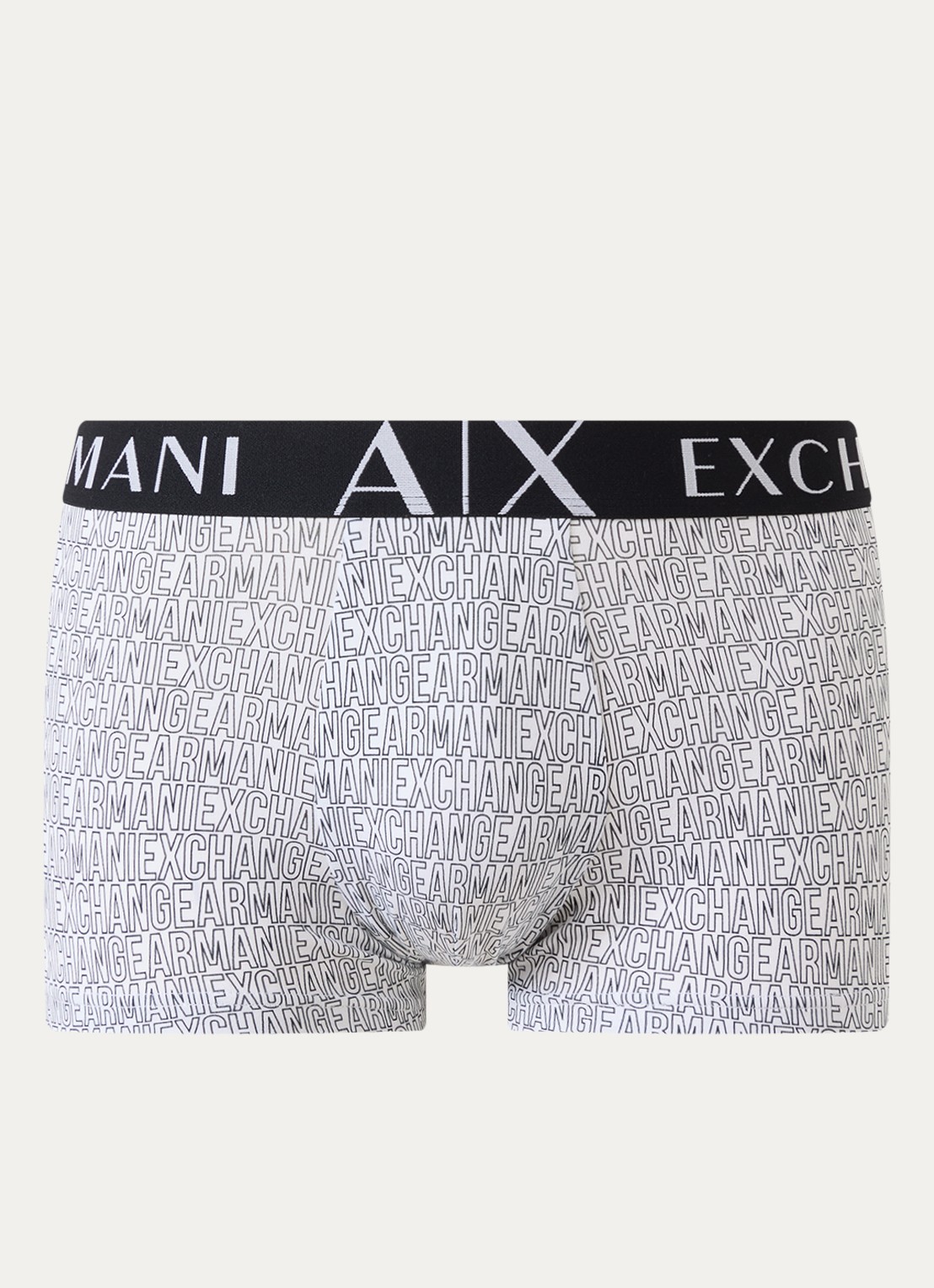 Armani Boxershorts met logoprint - voorkant wit