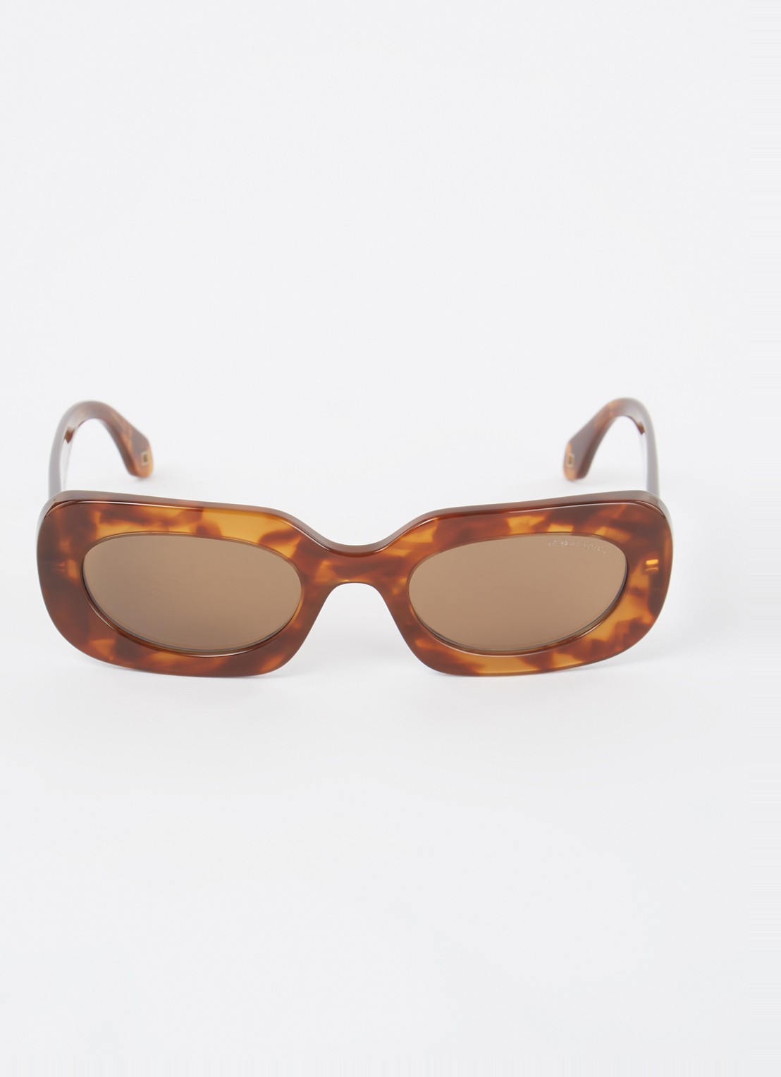 Armani Cat Eye zonnebril AR8182 - detail 2 oranjebruin