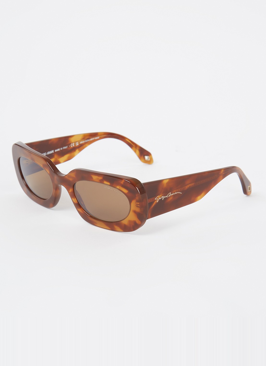 Armani Cat Eye zonnebril AR8182 - voorkant oranjebruin