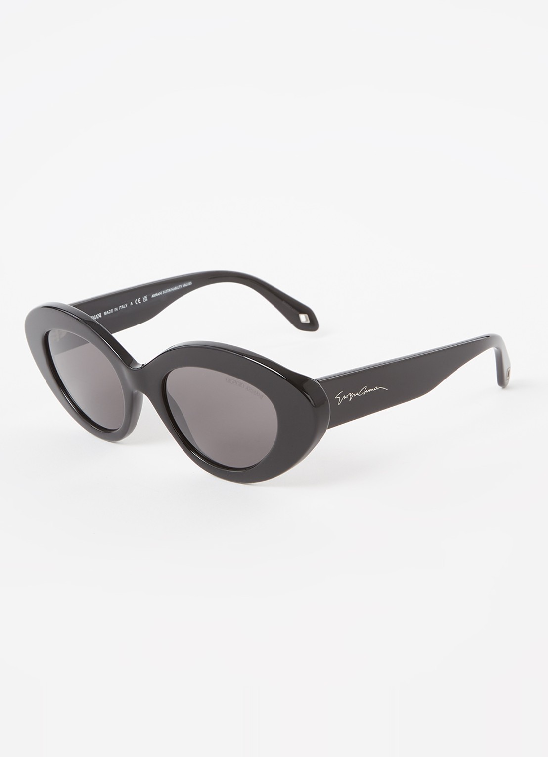 Armani Cat Eye zonnebril AR8188 - voorkant 4 zwart