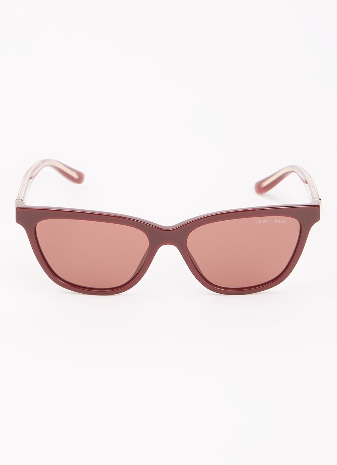 Armani Cat Eye zonnebril AR8221 - detail 2 bordeauxrood