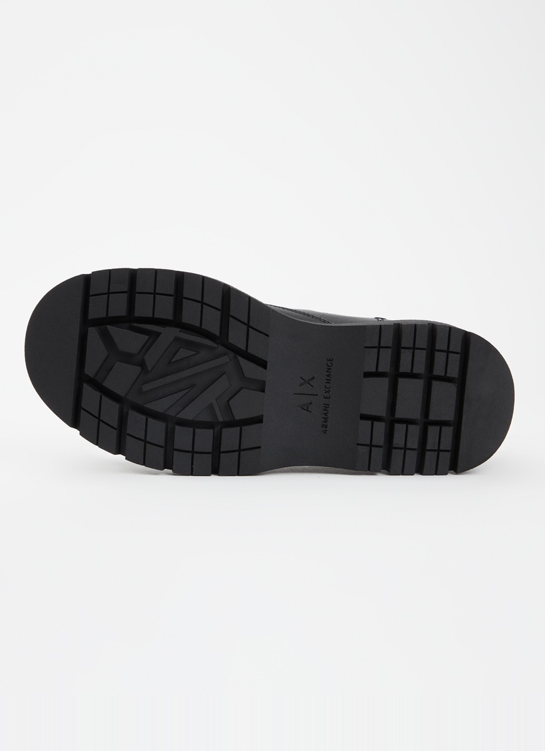 Armani Chelsea boot van leer - detail 2 zwart