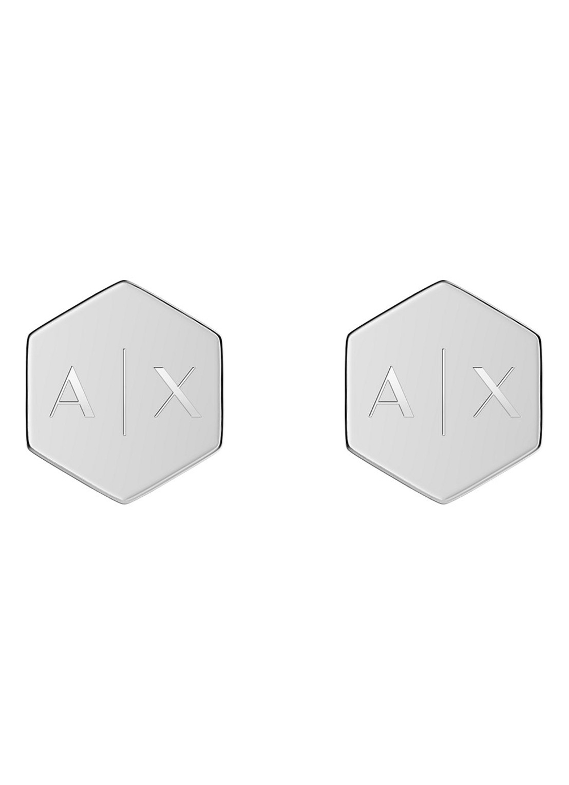 Armani Classic oorknopjes AXG0179040 - detail 2 zilver