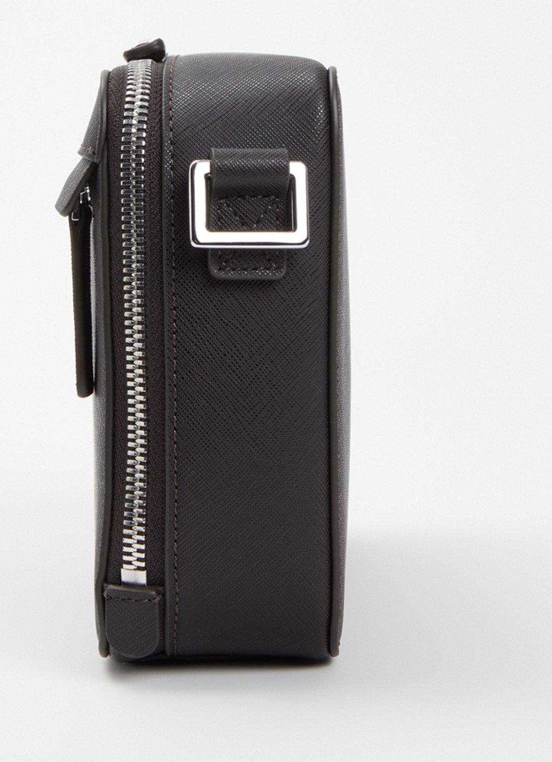 Armani Crossbodytas met afneembare schouderriem en logo - detail 3 donkerbruin