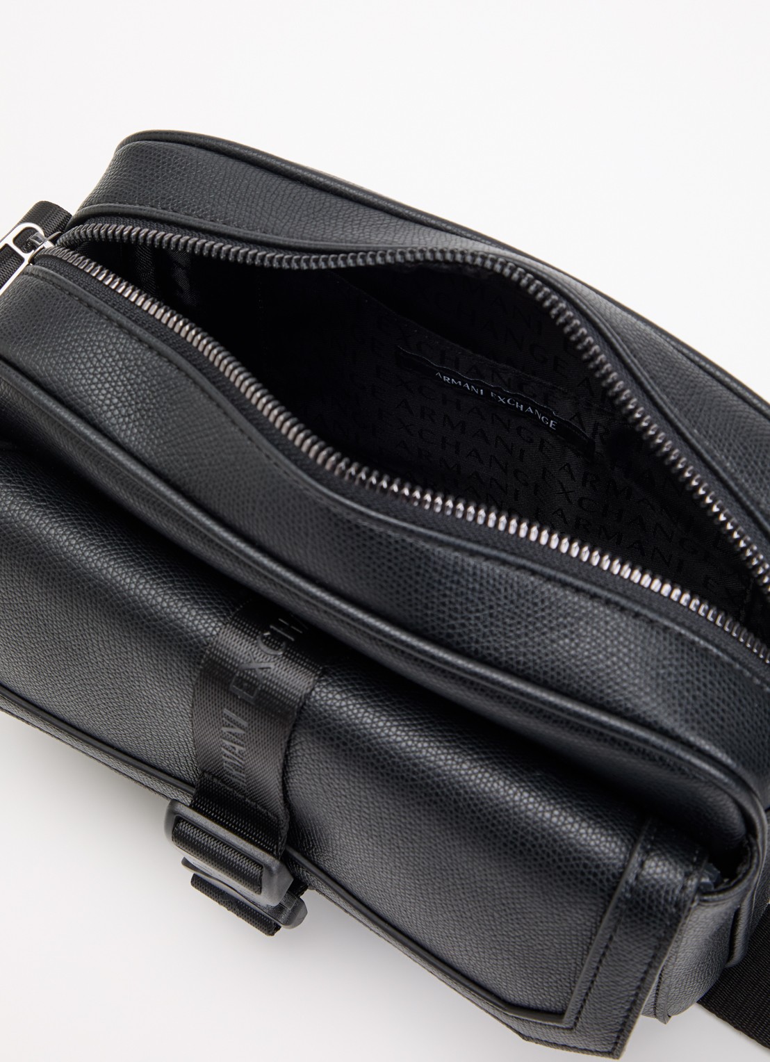 Armani Crossbodytas met logo - detail 3 zwart