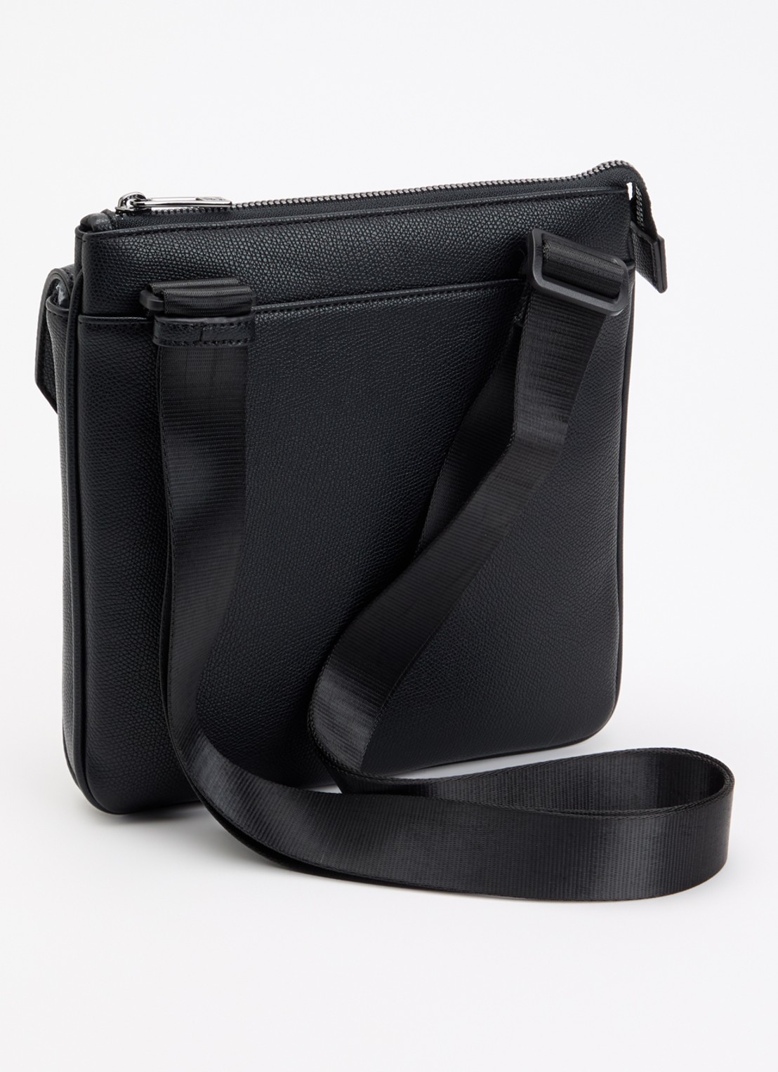 Armani Crossbodytas met logo - achterkant 2 zwart